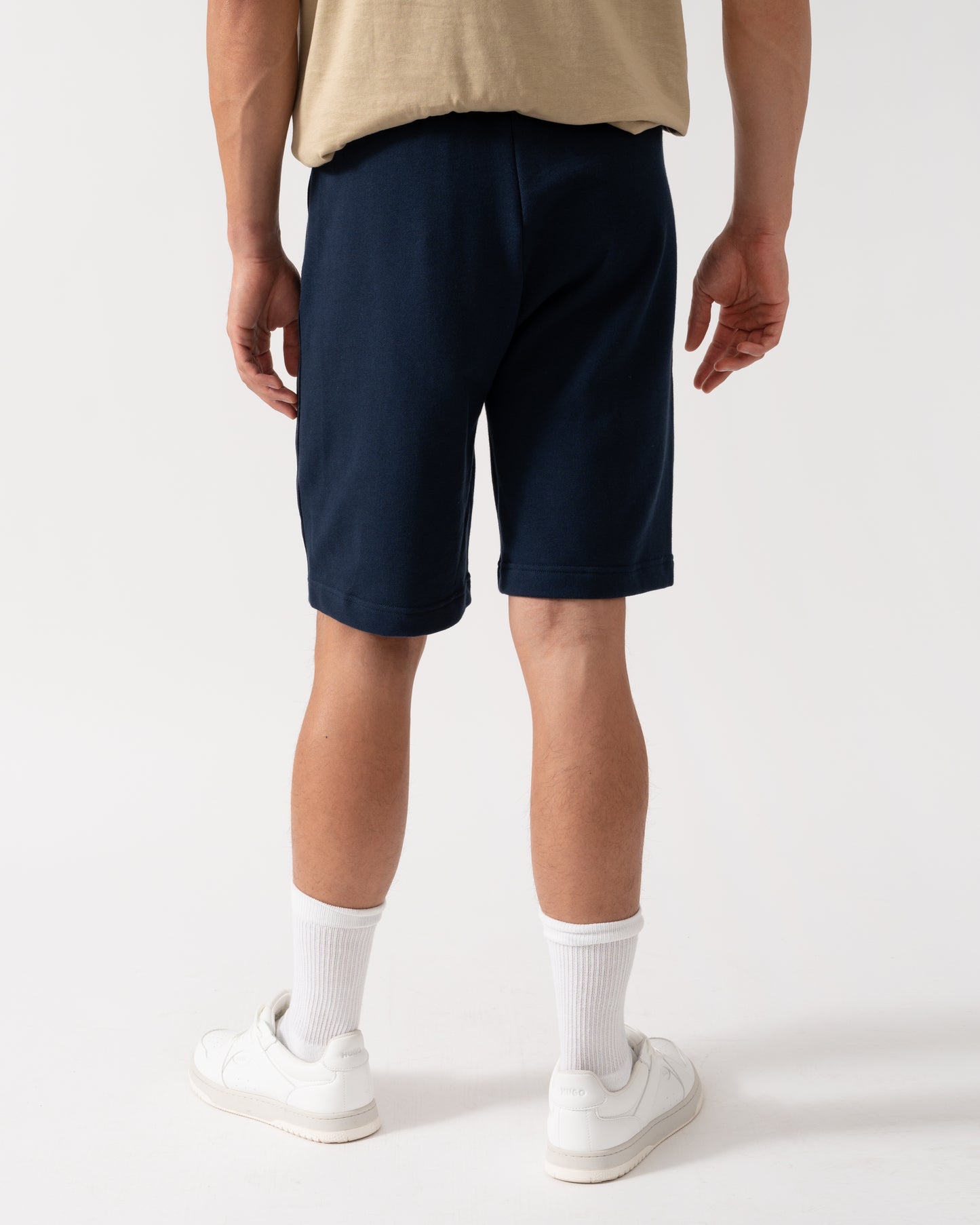 HUGO LIAM Mens Shorts with Logo Tape