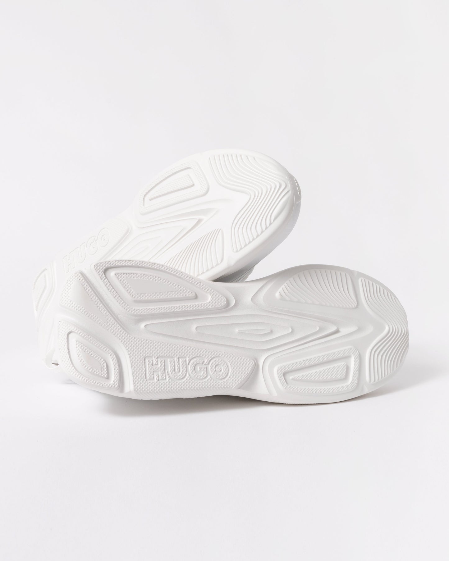 HUGO Leon_Runn_cvpu_N Mens Trainers - Open White 116