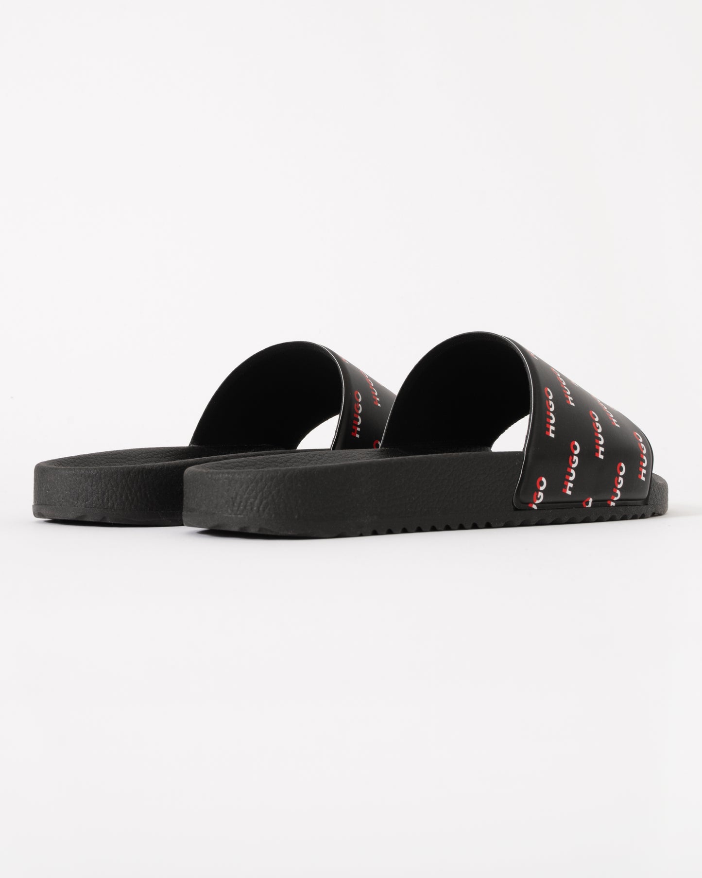 HUGO Timein_slid_lgal Mens Slides 50548659 - Black 001
