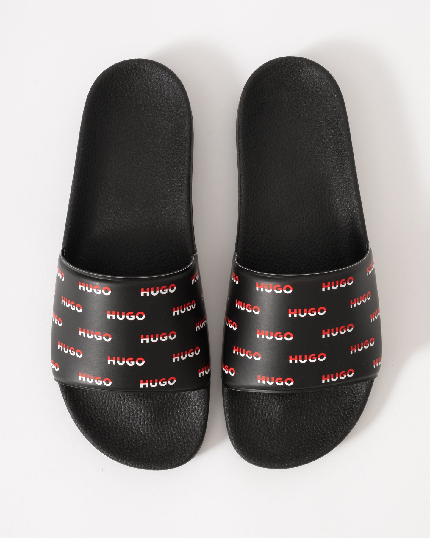 HUGO Timein_slid_lgal Mens Slides 50548659 - Black 001