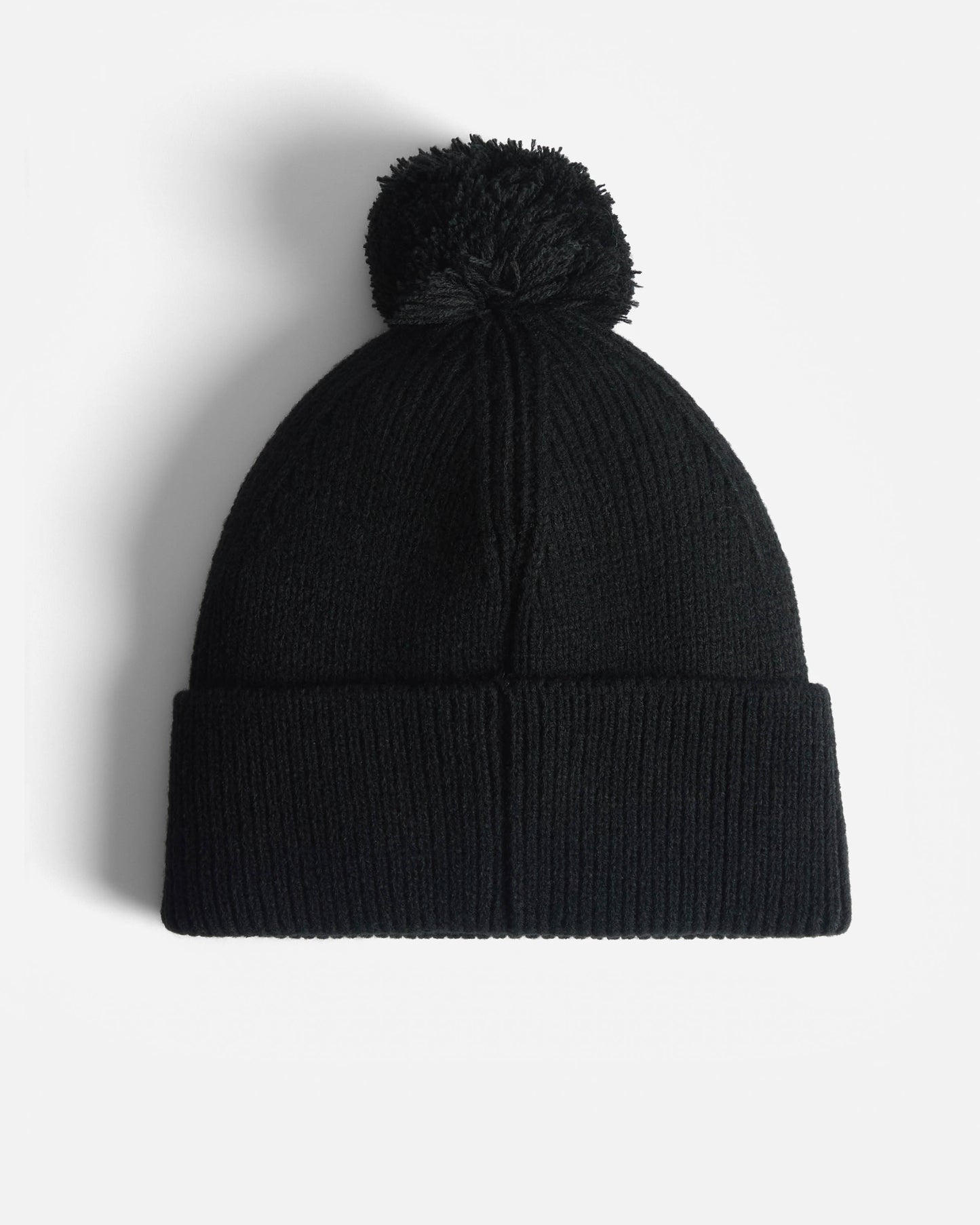 Hunter Brenig Ribbed Pom Beanie - Black