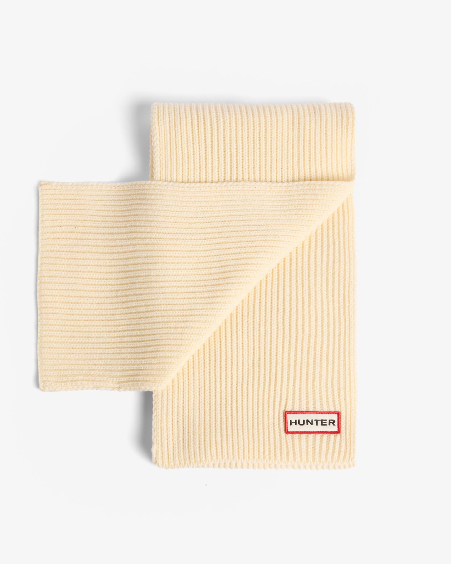 Hunter Arrinay Ribbed Pom Beanie/Scarf Box Set - Antique White