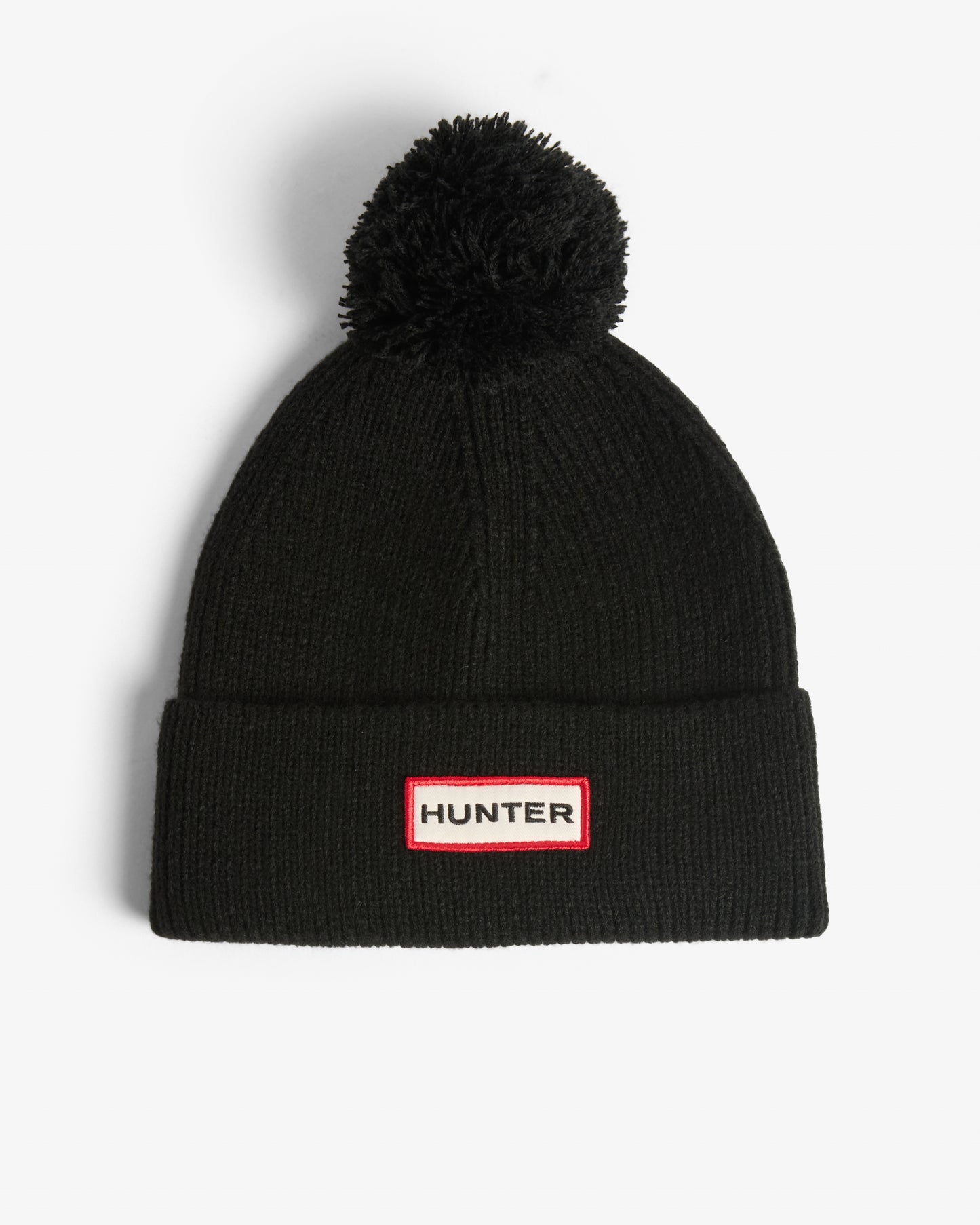 Hunter Anagach Ribbed Pom Beanie/Gloves Box Set - Black