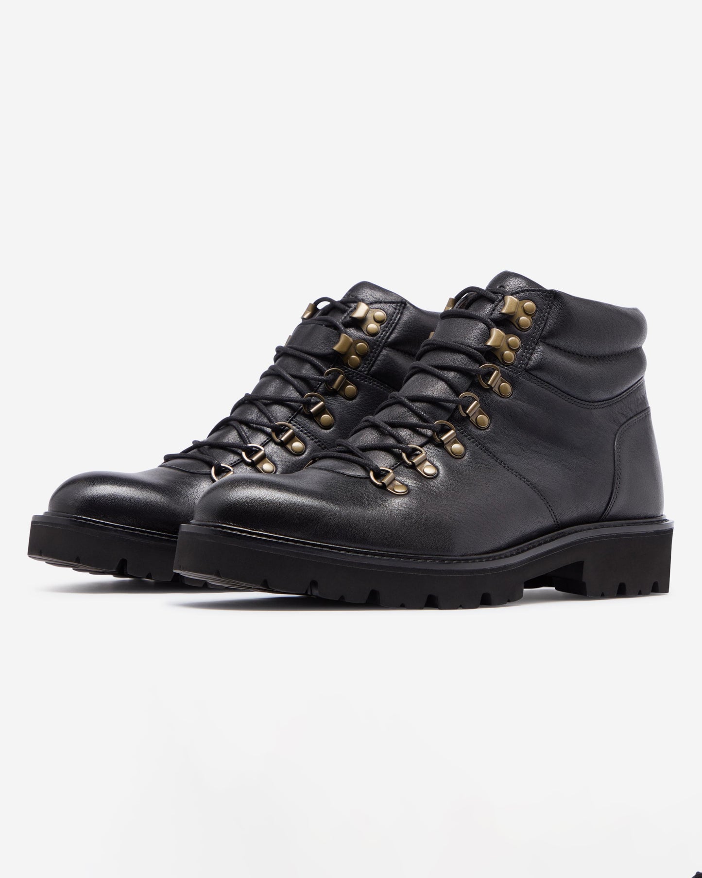 Oliver Sweeney Helford Mens Soft-Milled Calf Leather Walking Boots - Black