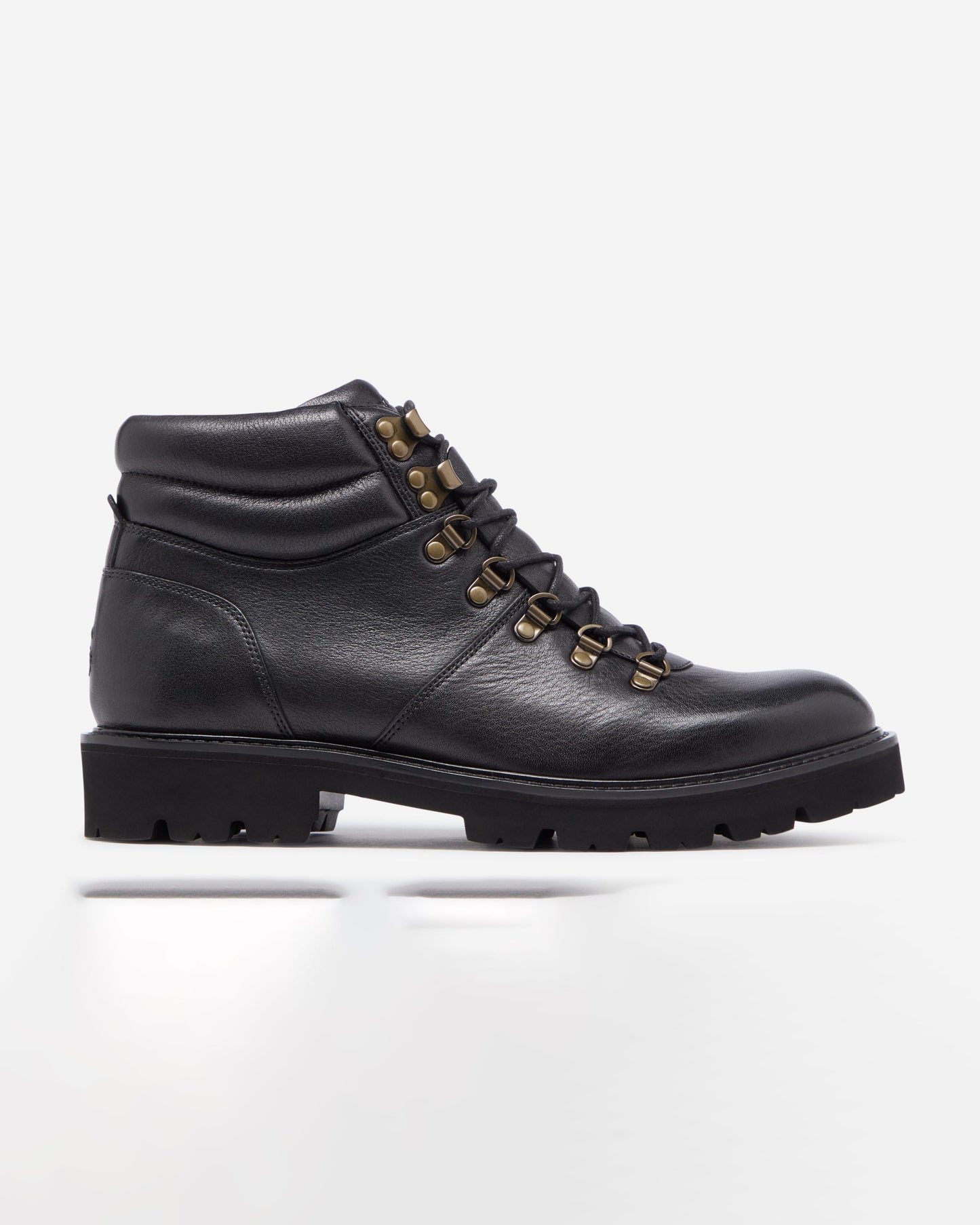 Oliver Sweeney Helford Mens Soft-Milled Calf Leather Walking Boots - Black