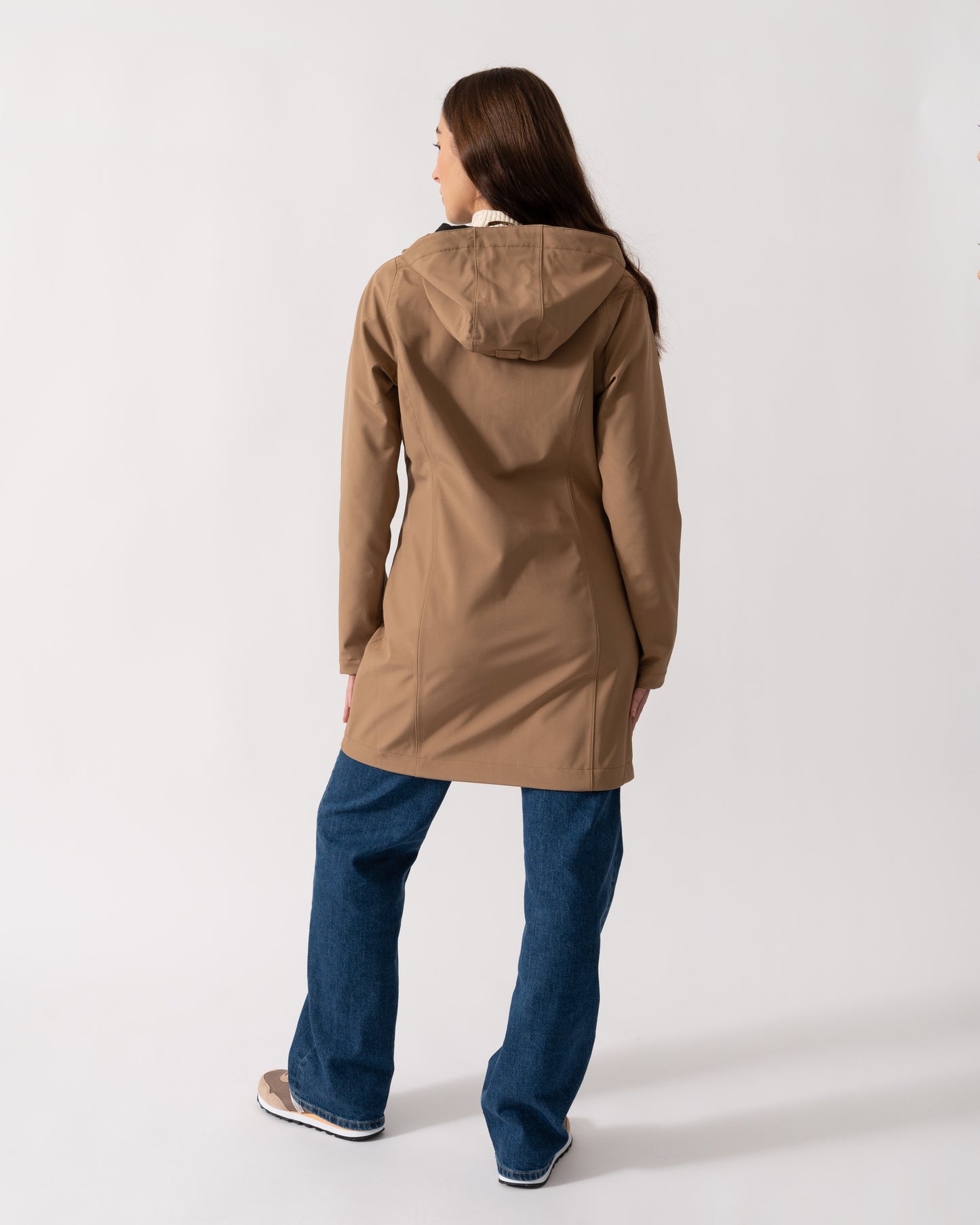 Ilse Jacobsen Daybreak Womens Softshell Raincoat - Mocca 248