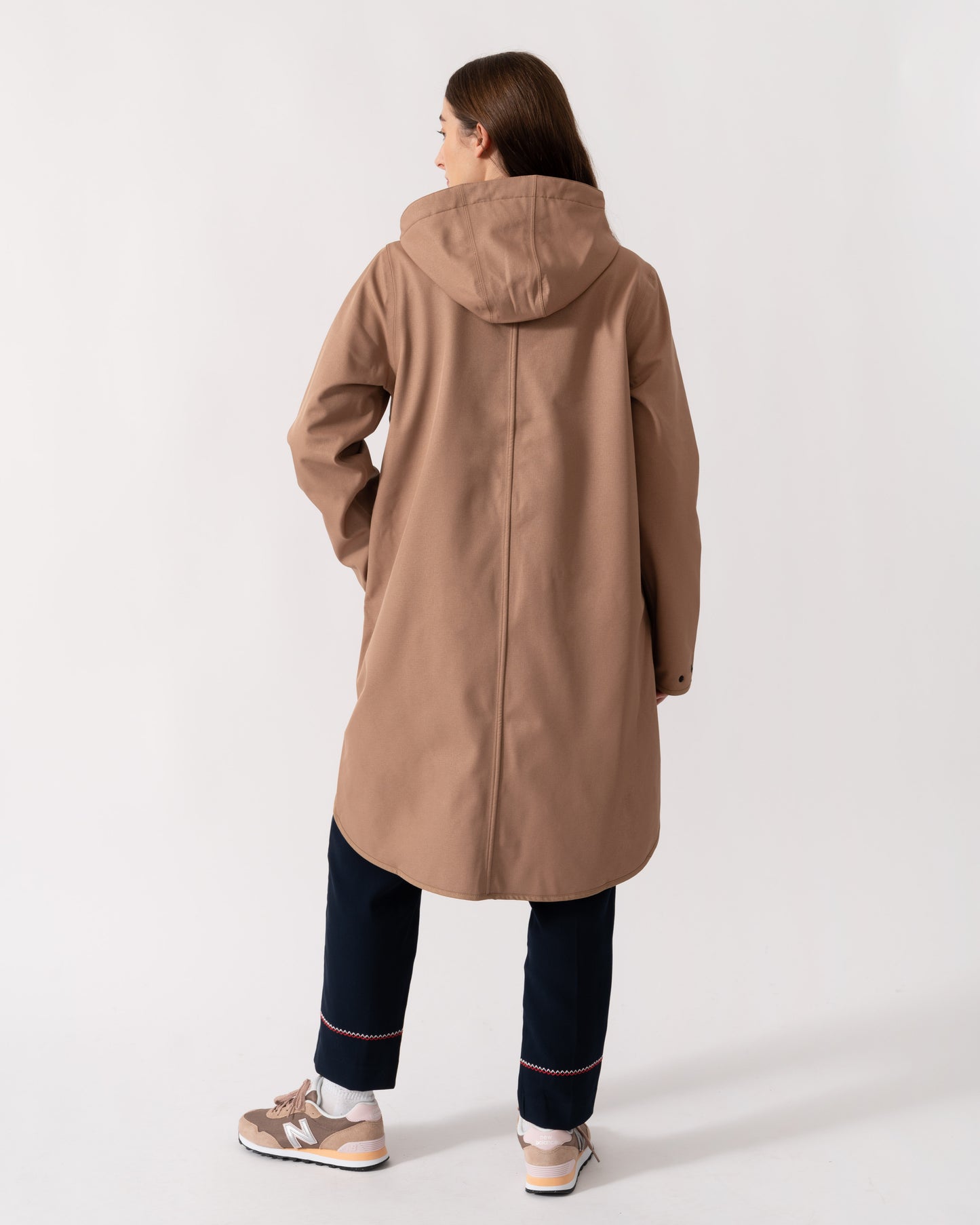 Ilse Jacobsen Rain Womens A-Line Softshell Raincoat - Mocca 248