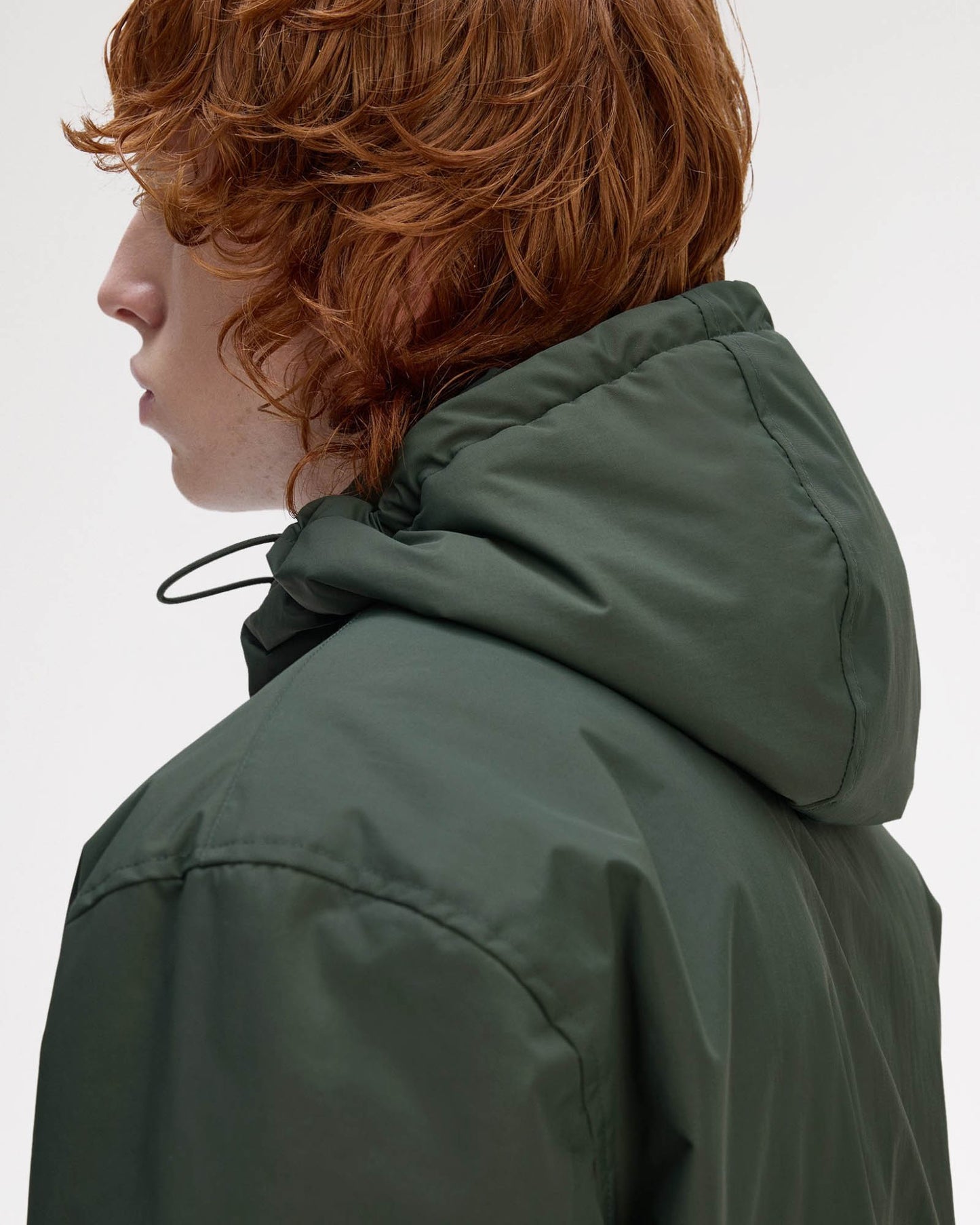 Fred Perry Mens Hooded Brentham Jacket - Court Green X89