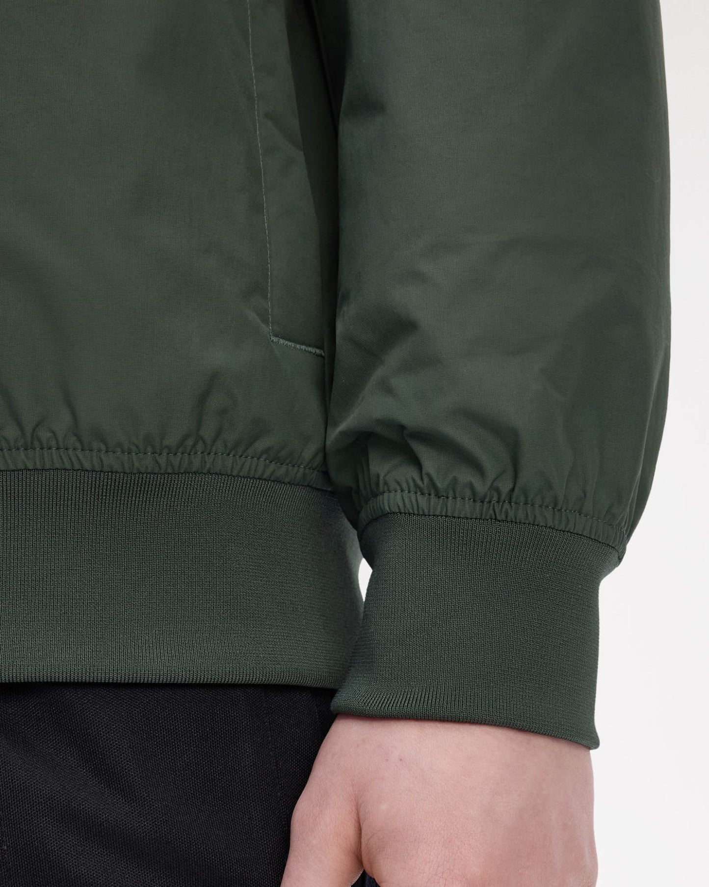Fred Perry Mens Hooded Brentham Jacket - Court Green X89