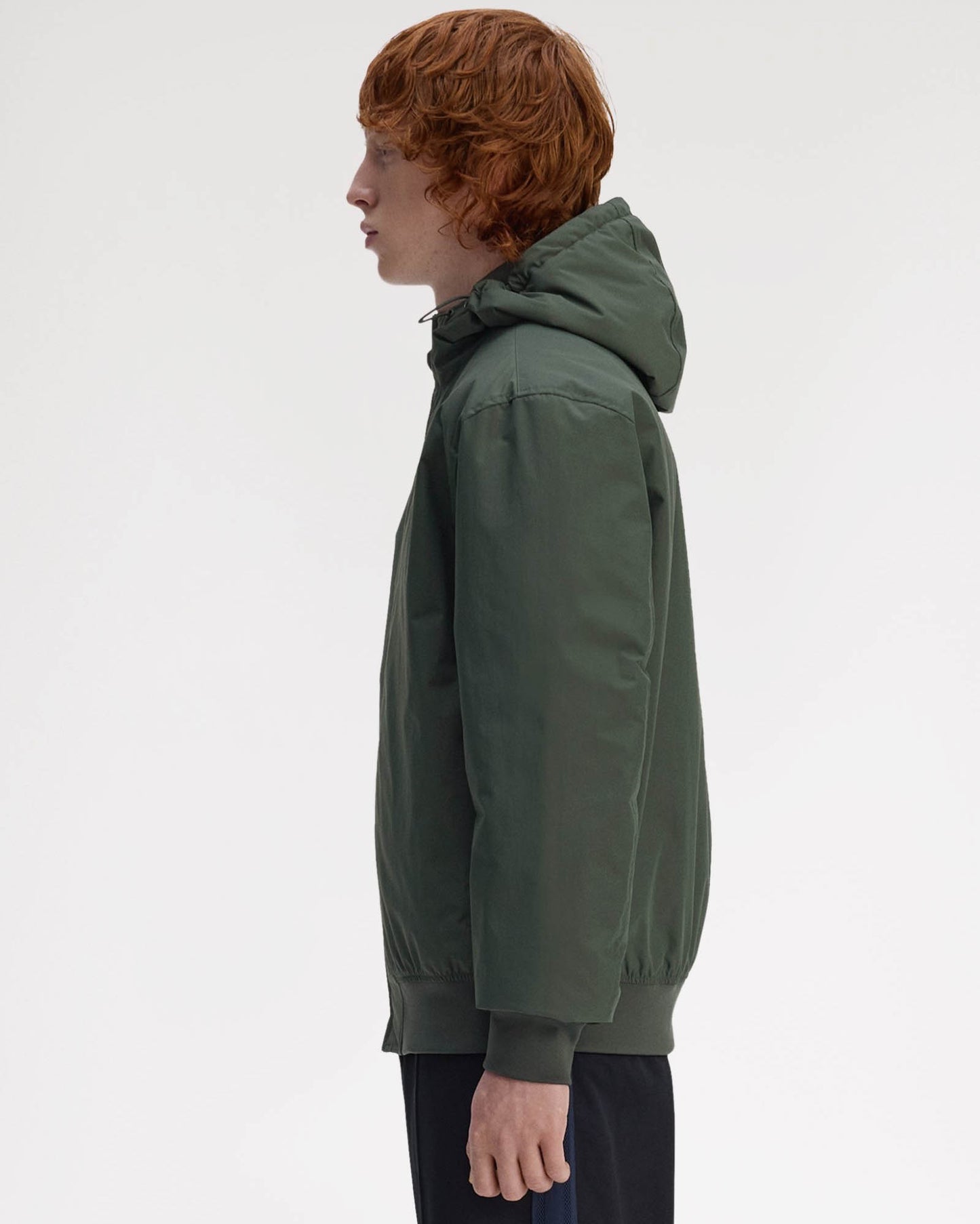 Fred Perry Mens Hooded Brentham Jacket - Court Green X89