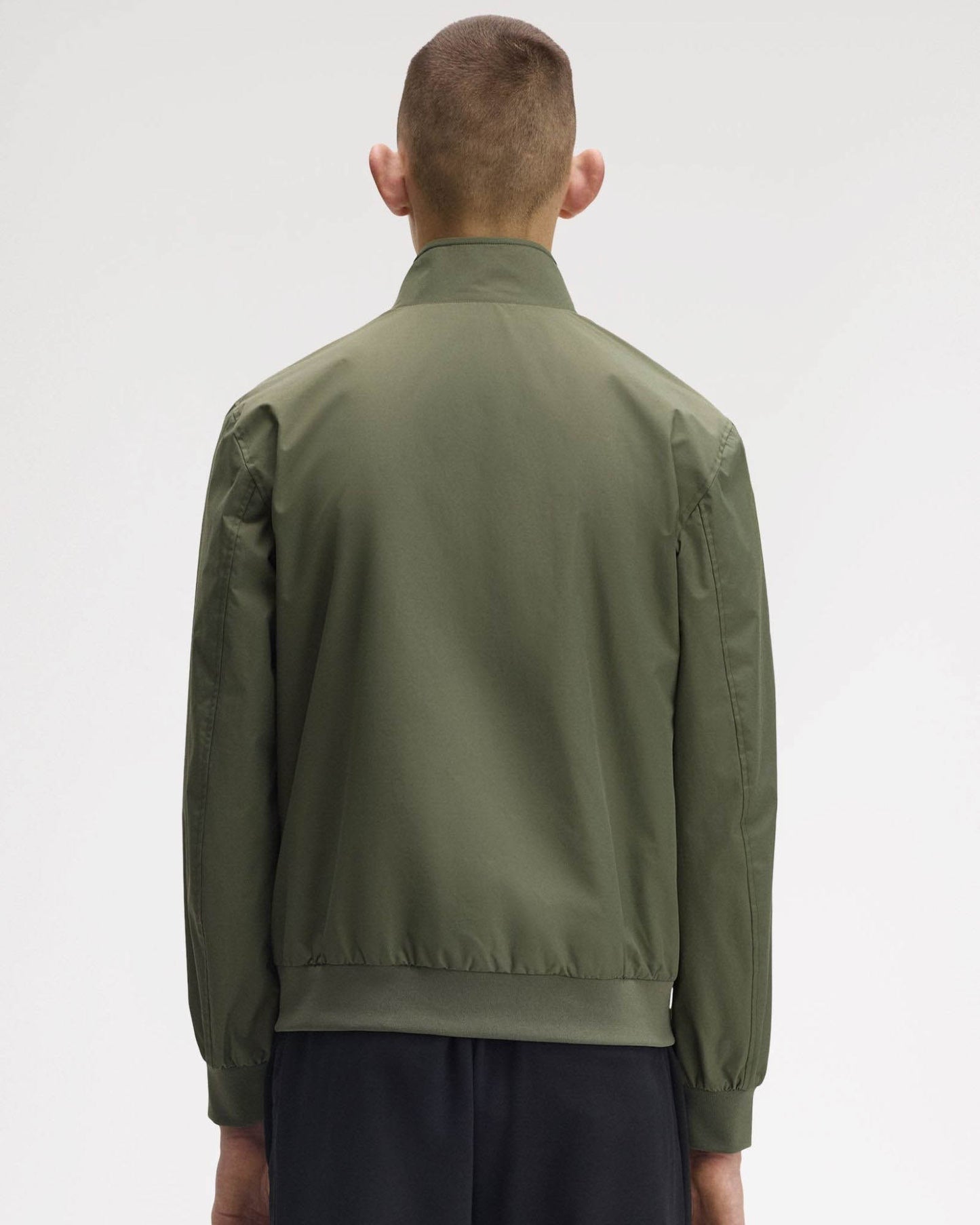 Fred Perry Mens Brentham Jacket - Laurel Wreath Green X21
