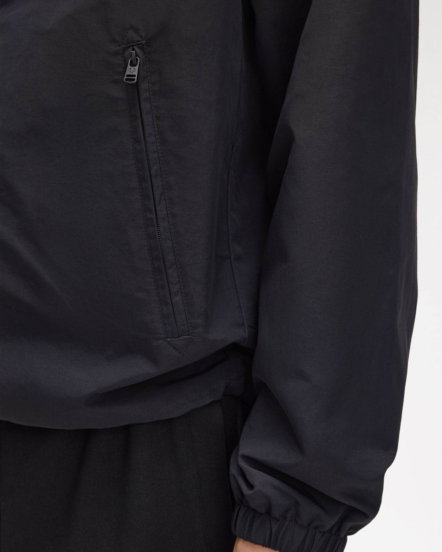 Fred Perry Mens Hooded Shell Jacket - Black 102