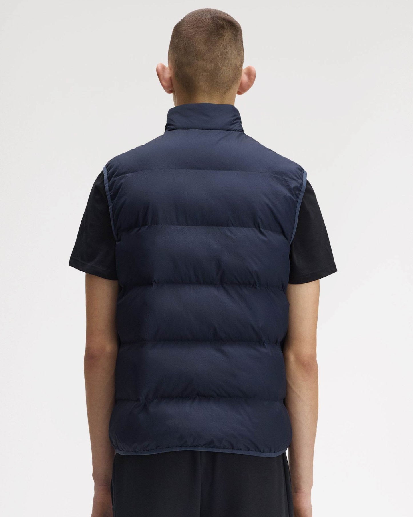 Fred Perry Mens Padded Gilet - Dark Airforce 738