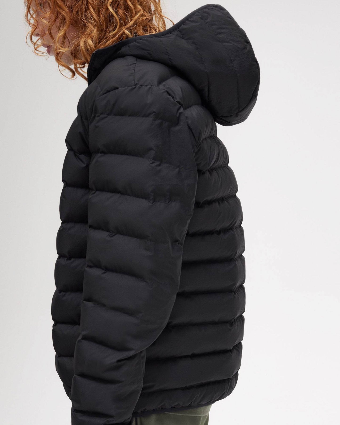 Fred Perry Mens Hooded Padded Jacket - Black 184