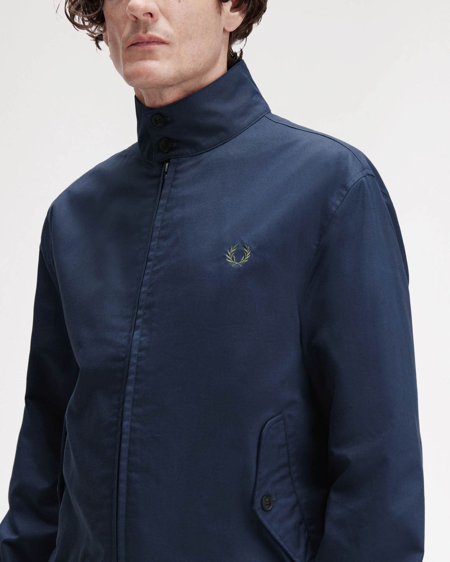 Fred Perry Mens Harrington Jacket - Tennis Blue X86