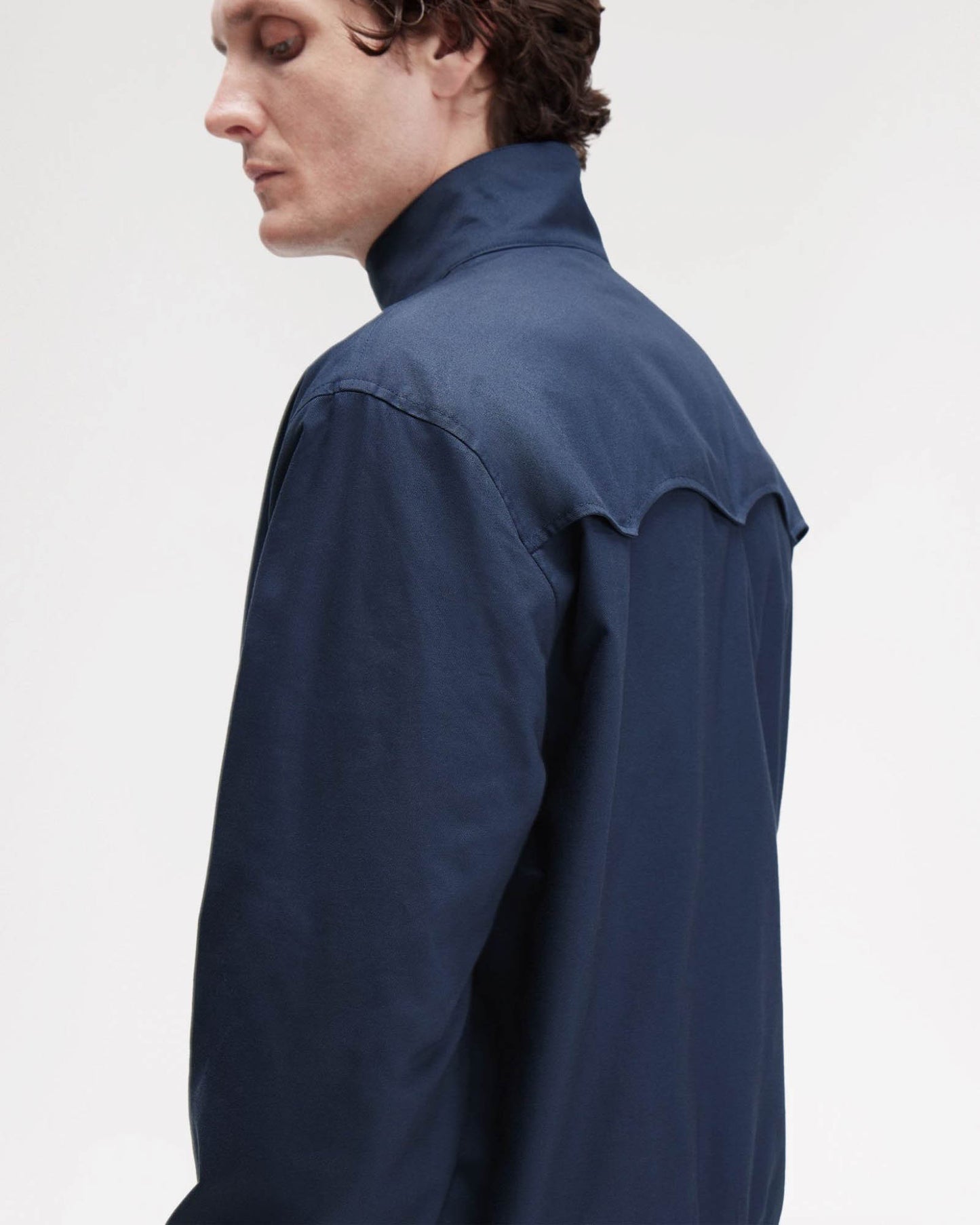 Fred Perry Mens Harrington Jacket - Tennis Blue X86