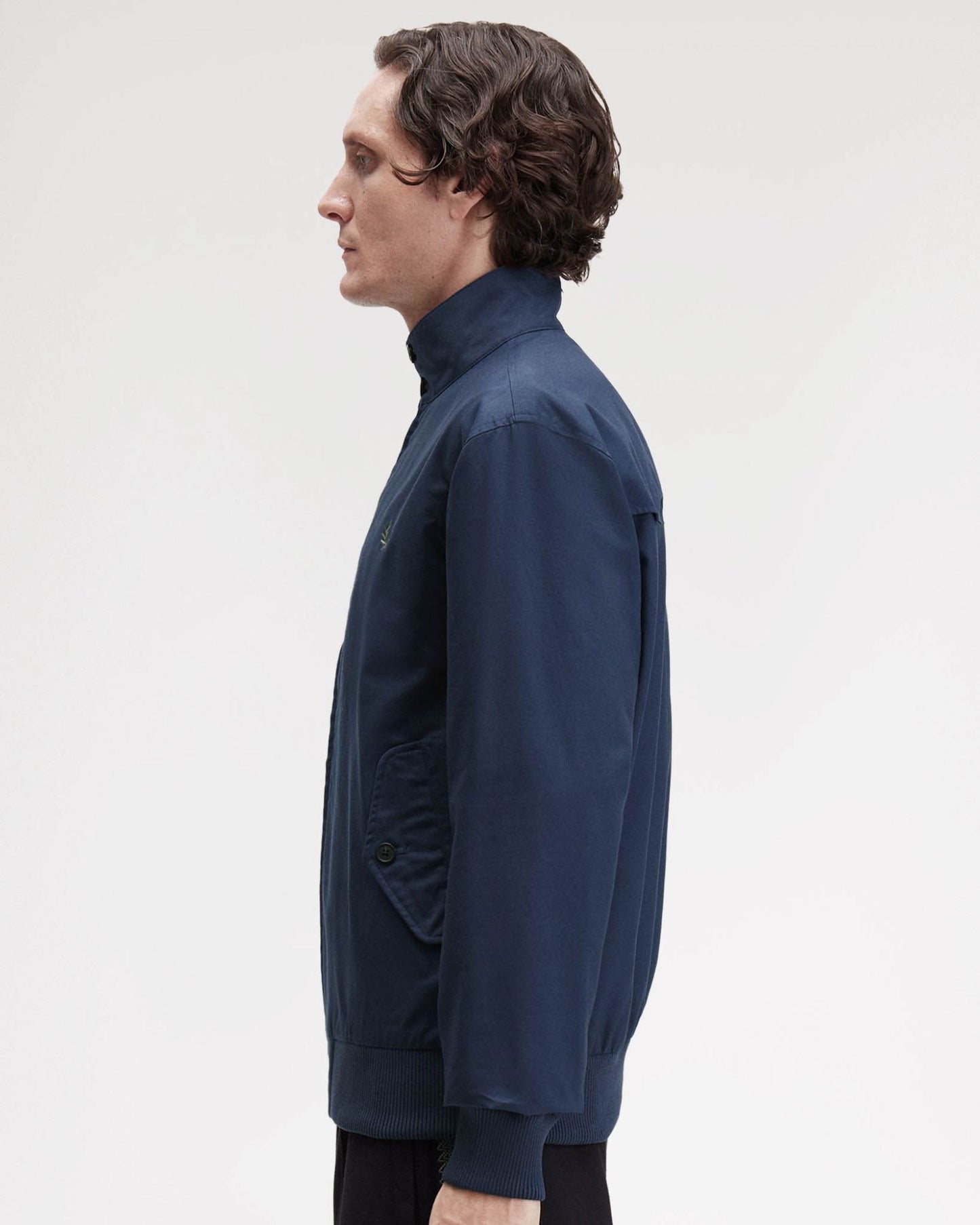 Fred Perry Mens Harrington Jacket - Tennis Blue X86