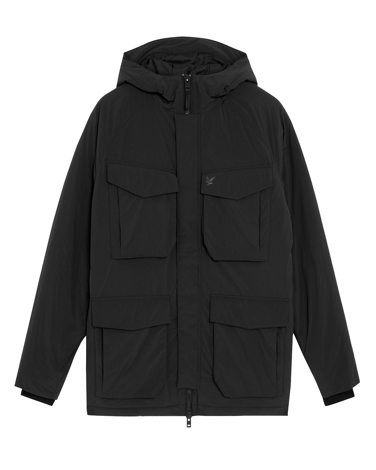 Lyle & Scott Tactical Wadded Parka - X002 Black Ice