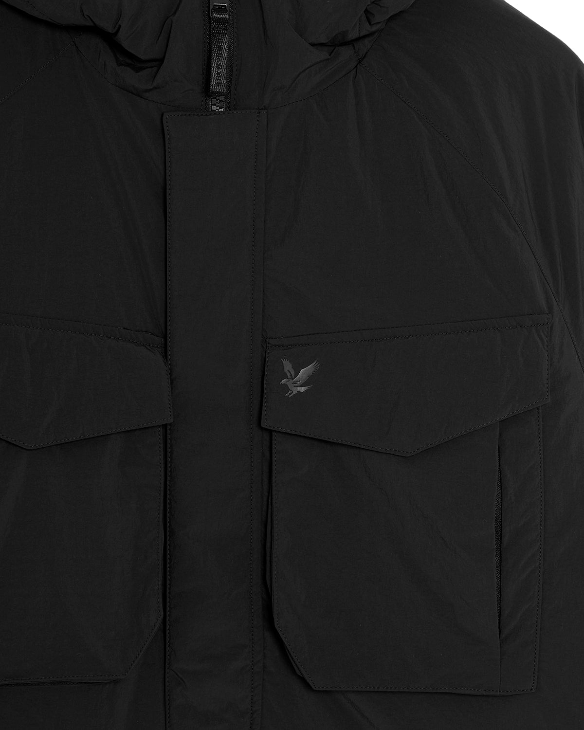 Lyle & Scott Tactical Wadded Parka - X002 Black Ice