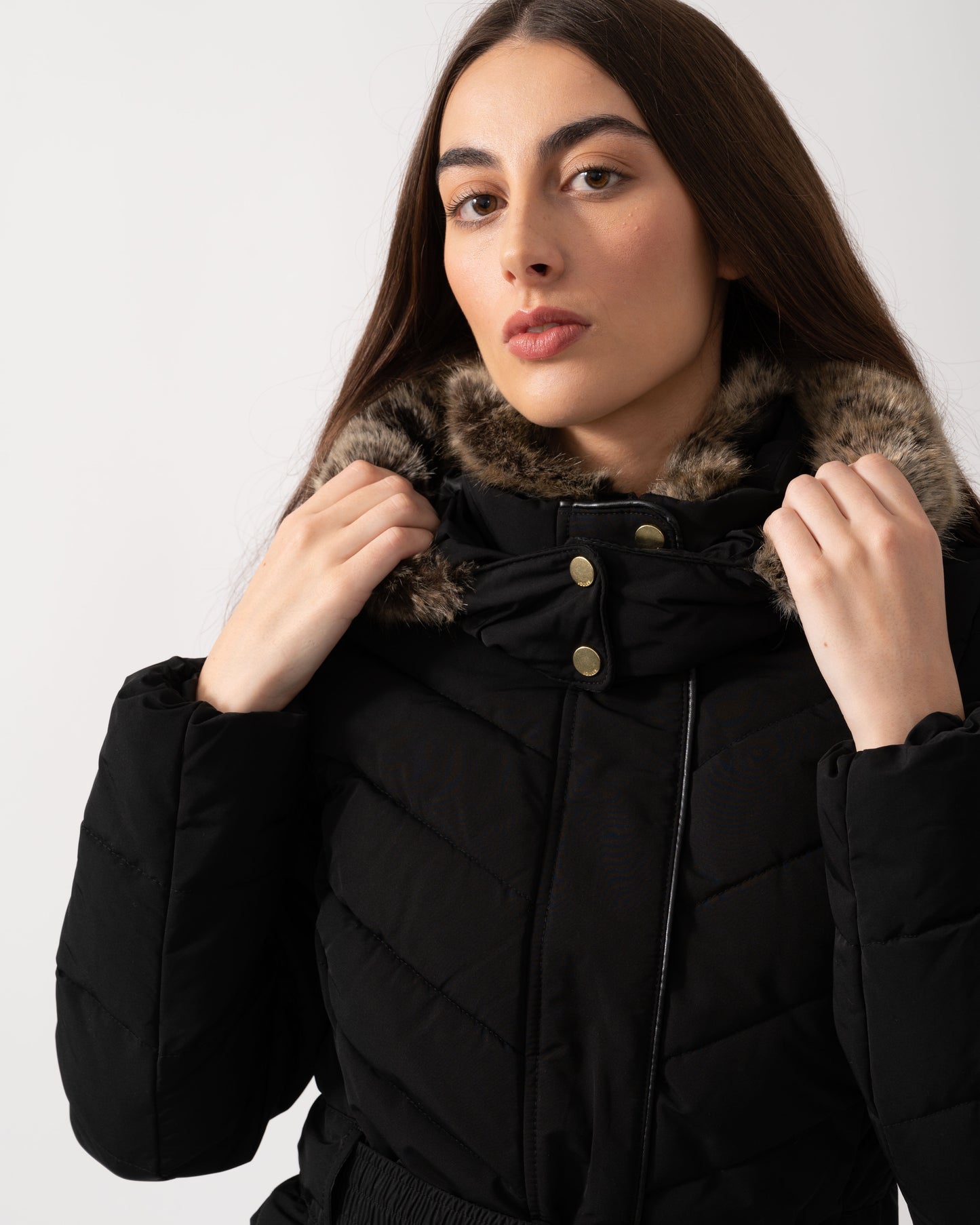 Joules Aspen Womens Parka - Black