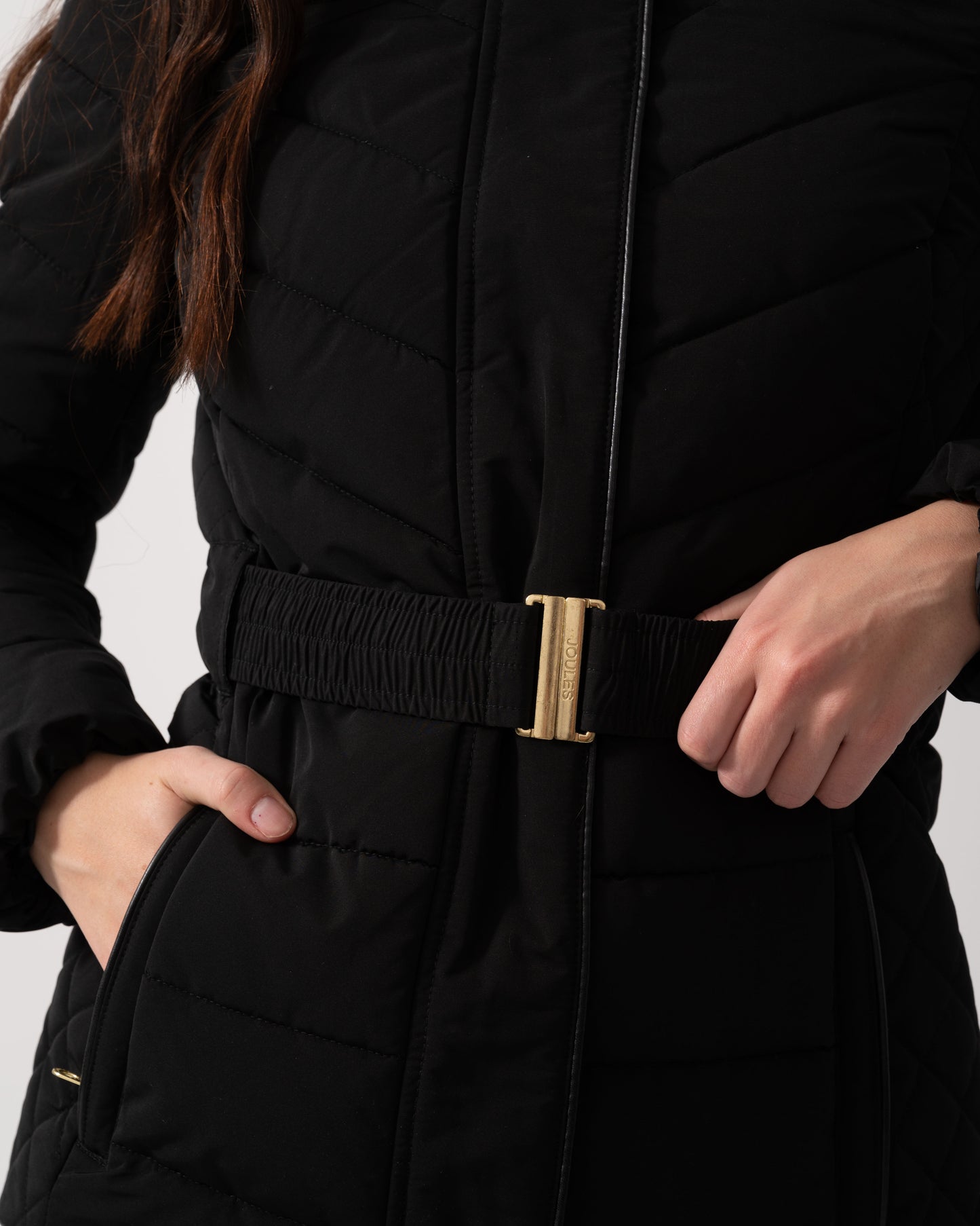 Joules Aspen Womens Parka - Black