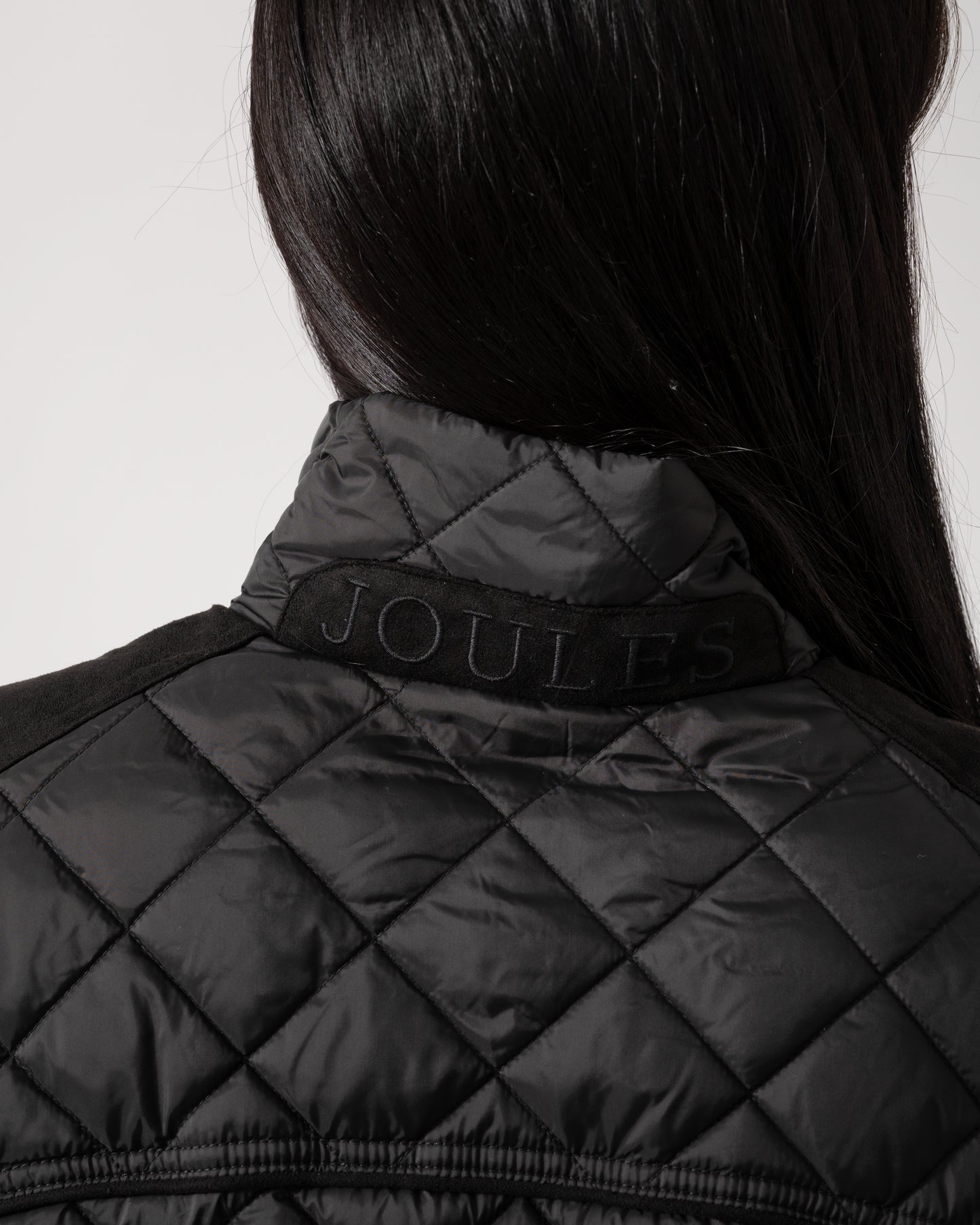 Joules Braemar Luxe Womens Quilted Jacket - Black