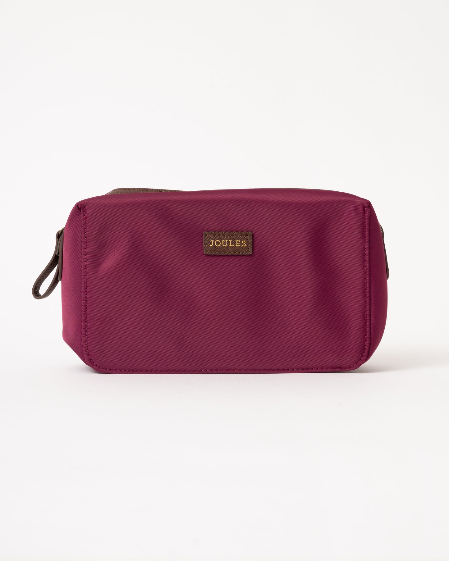 Joules Edie Womens Cosmetic Bag - Berry Red
