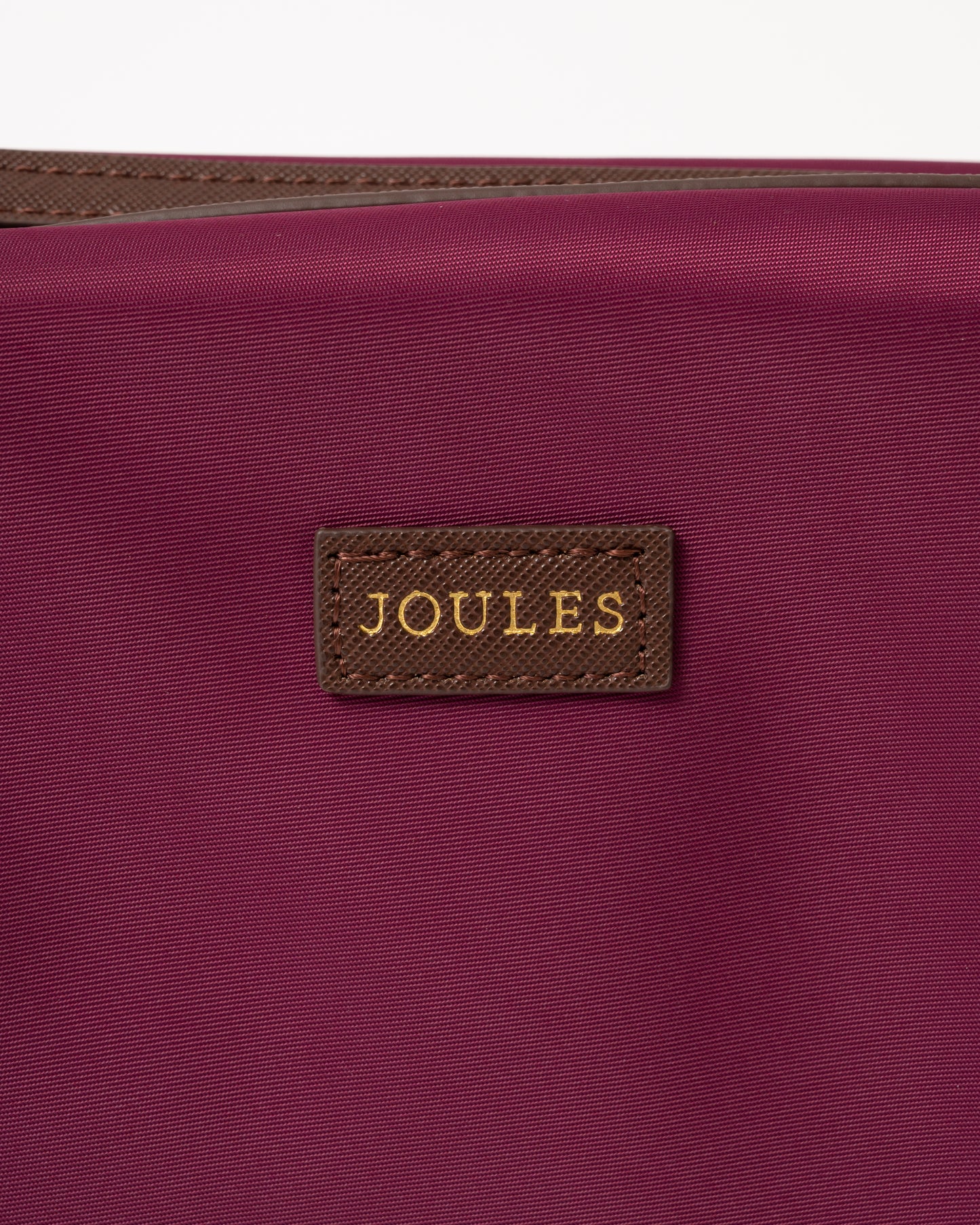 Joules Edie Womens Cosmetic Bag - Berry Red