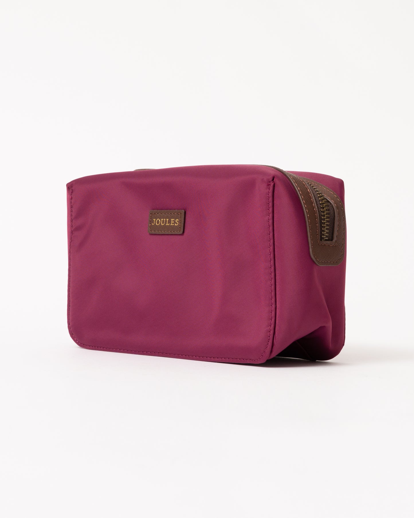 Joules Edie Womens Cosmetic Bag - Berry Red