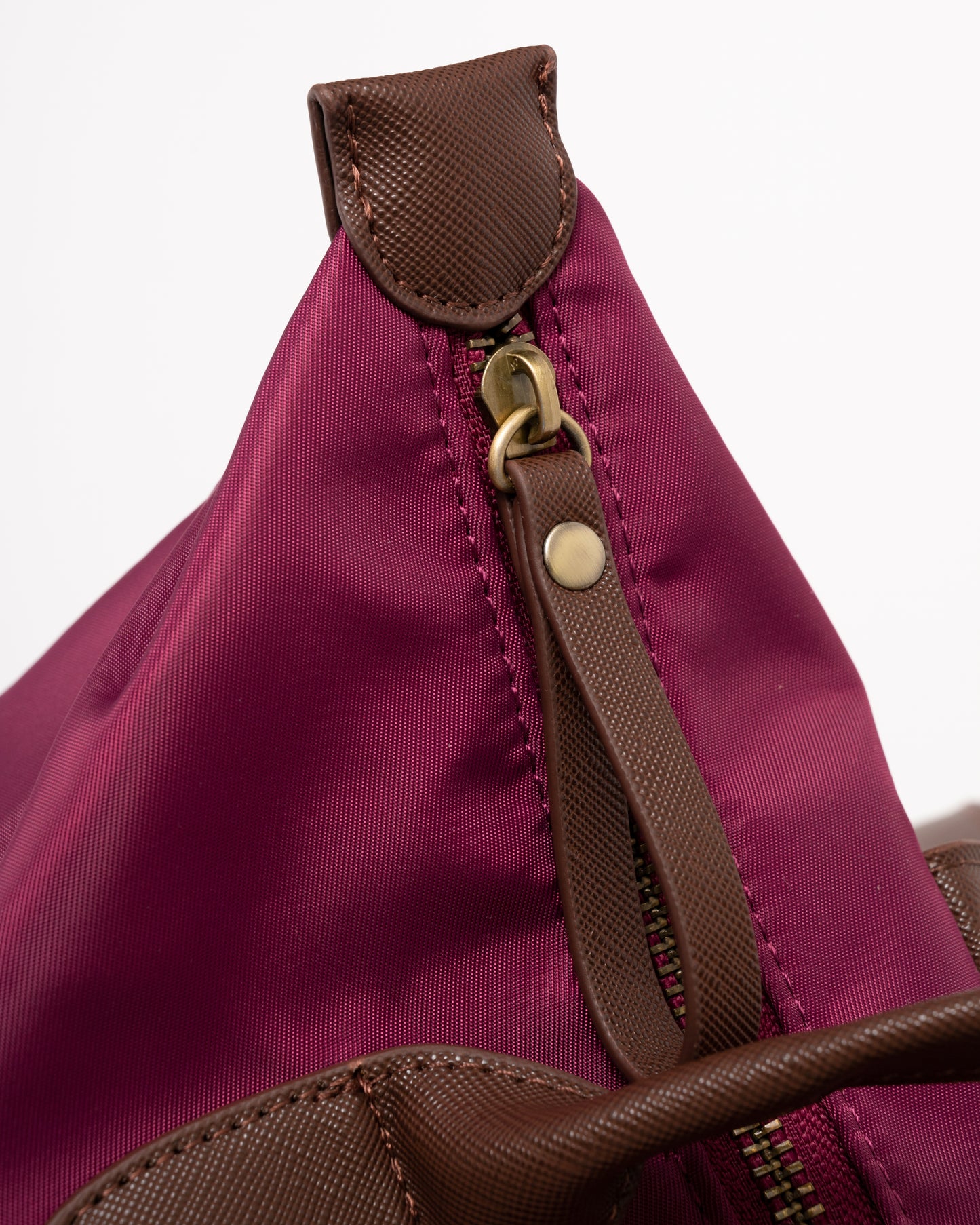 Joules Edie Womens Nylon Tote Bag - Berry Red