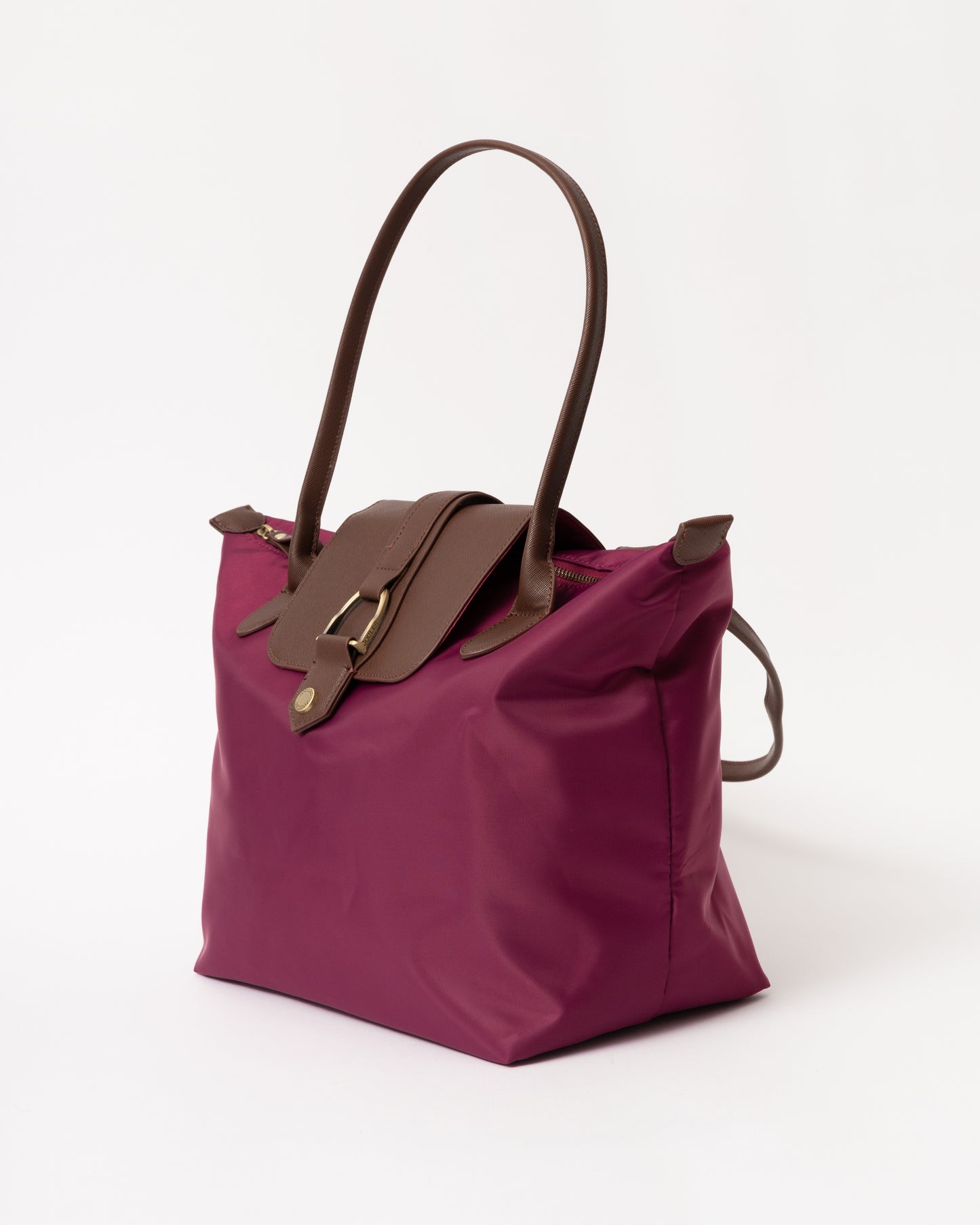 Joules Edie Womens Nylon Tote Bag - Berry Red