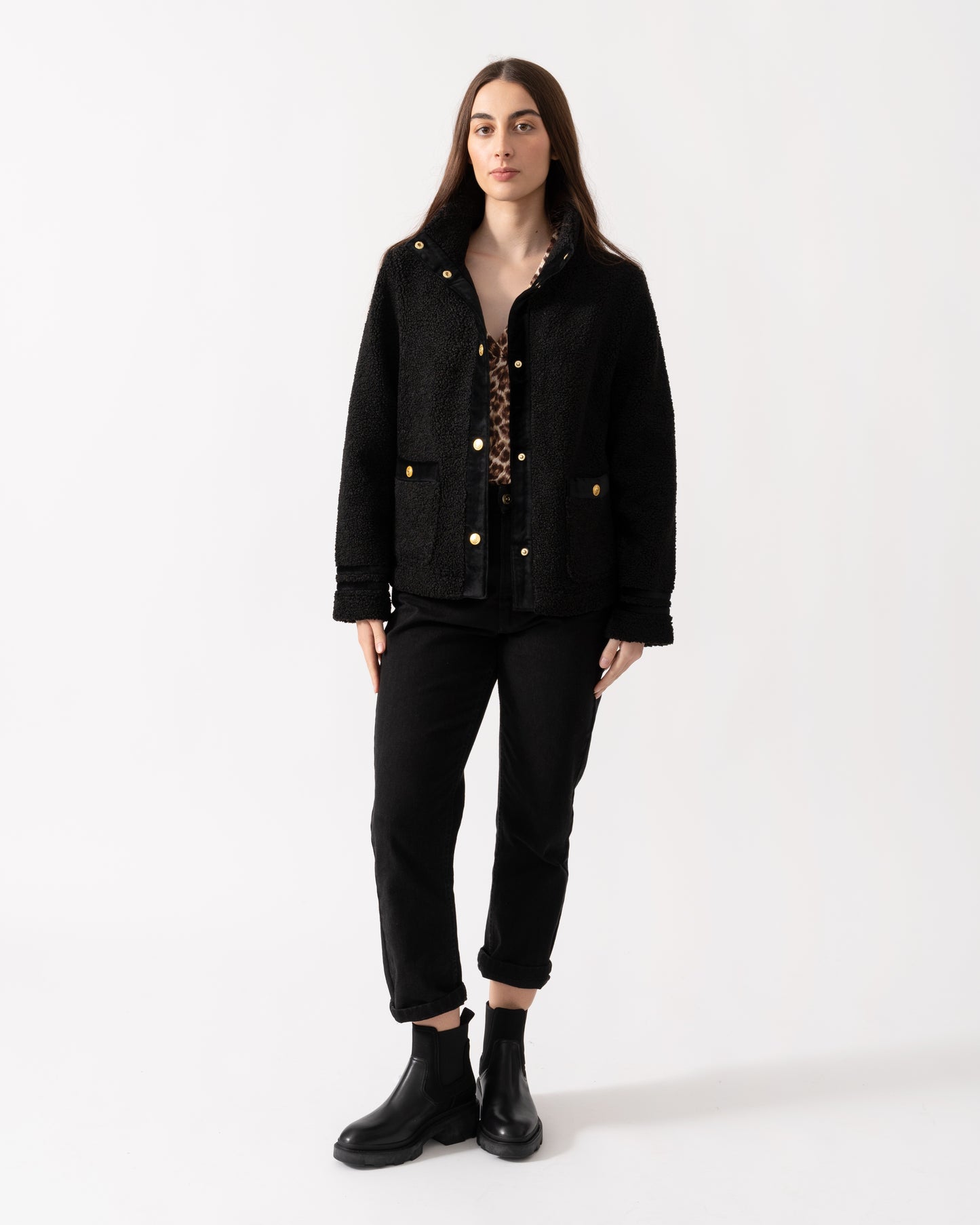 Joules Fleur Womens Jacket - Black