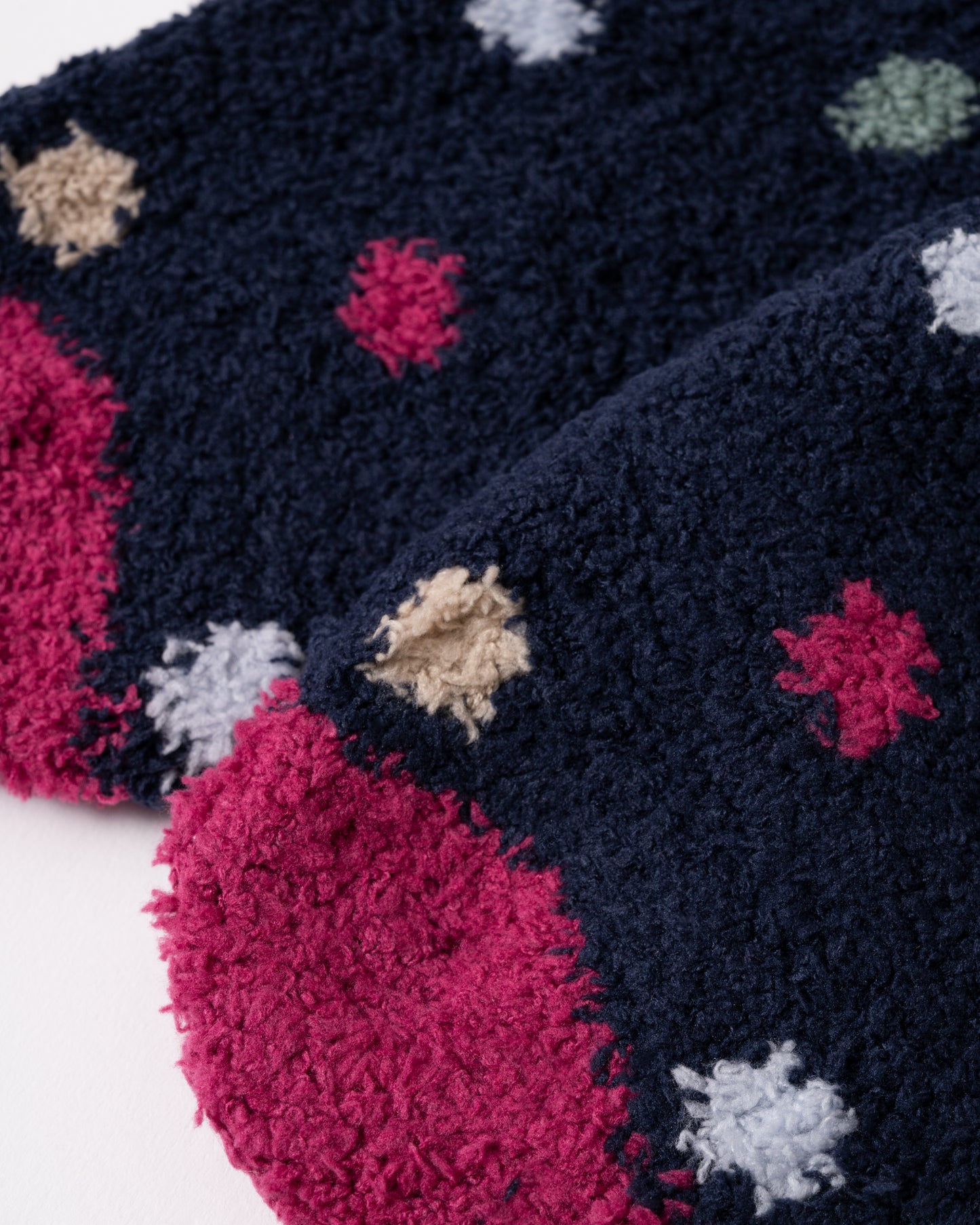 Joules Fluffy Womens Socks - Navy