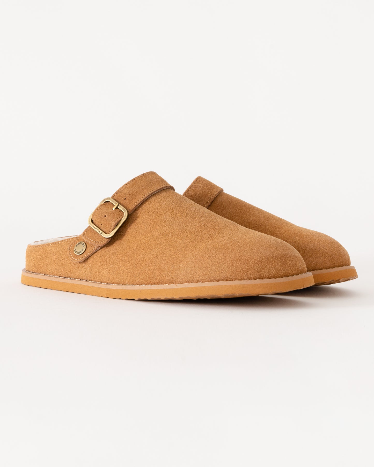 Joules Hampden Womens Slippers - Chestnut Brown