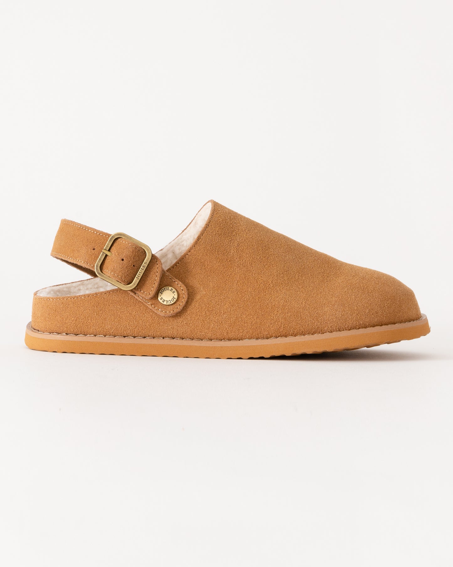 Joules Hampden Womens Slippers - Chestnut Brown