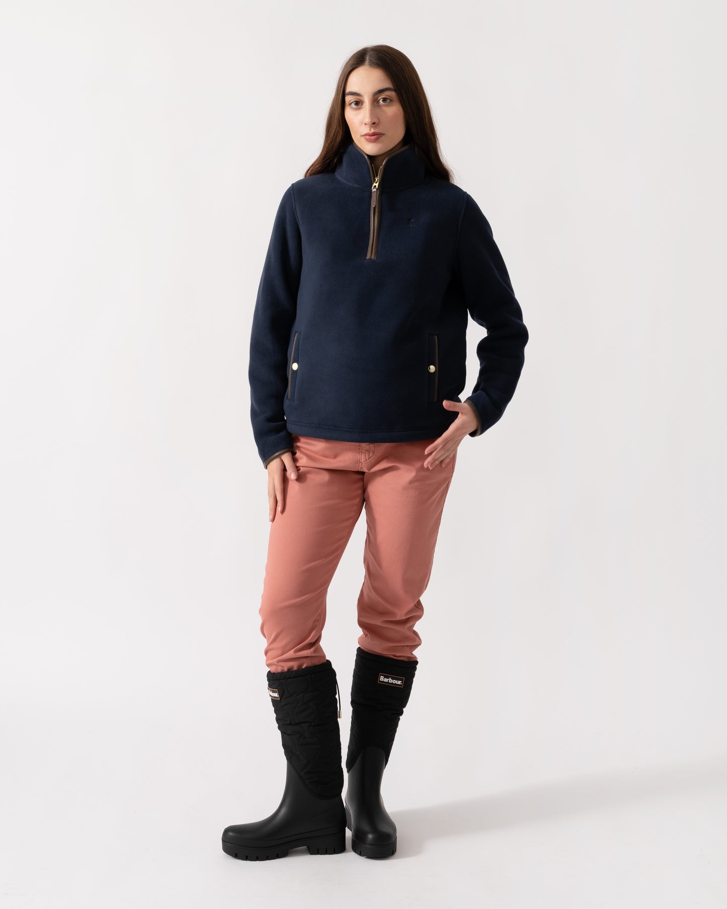 Joules Heritage 1/4 Zip Womens Fleece  - Navy