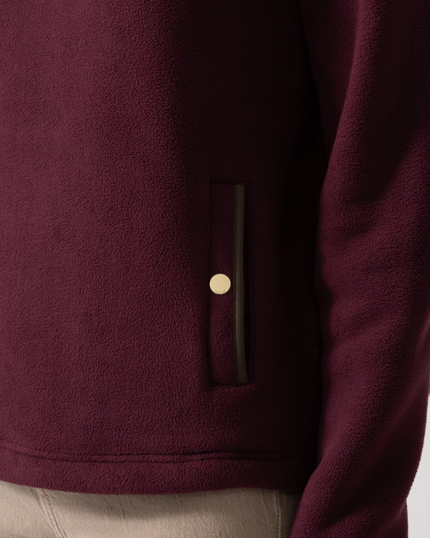 Joules Heritage 1/4 Zip Womens Fleece - Red