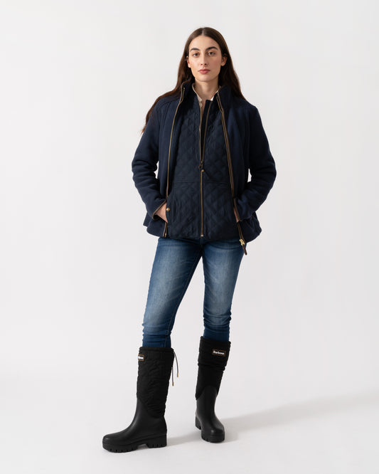 Joules Heritage Full Zip Womens Fleece - Navy