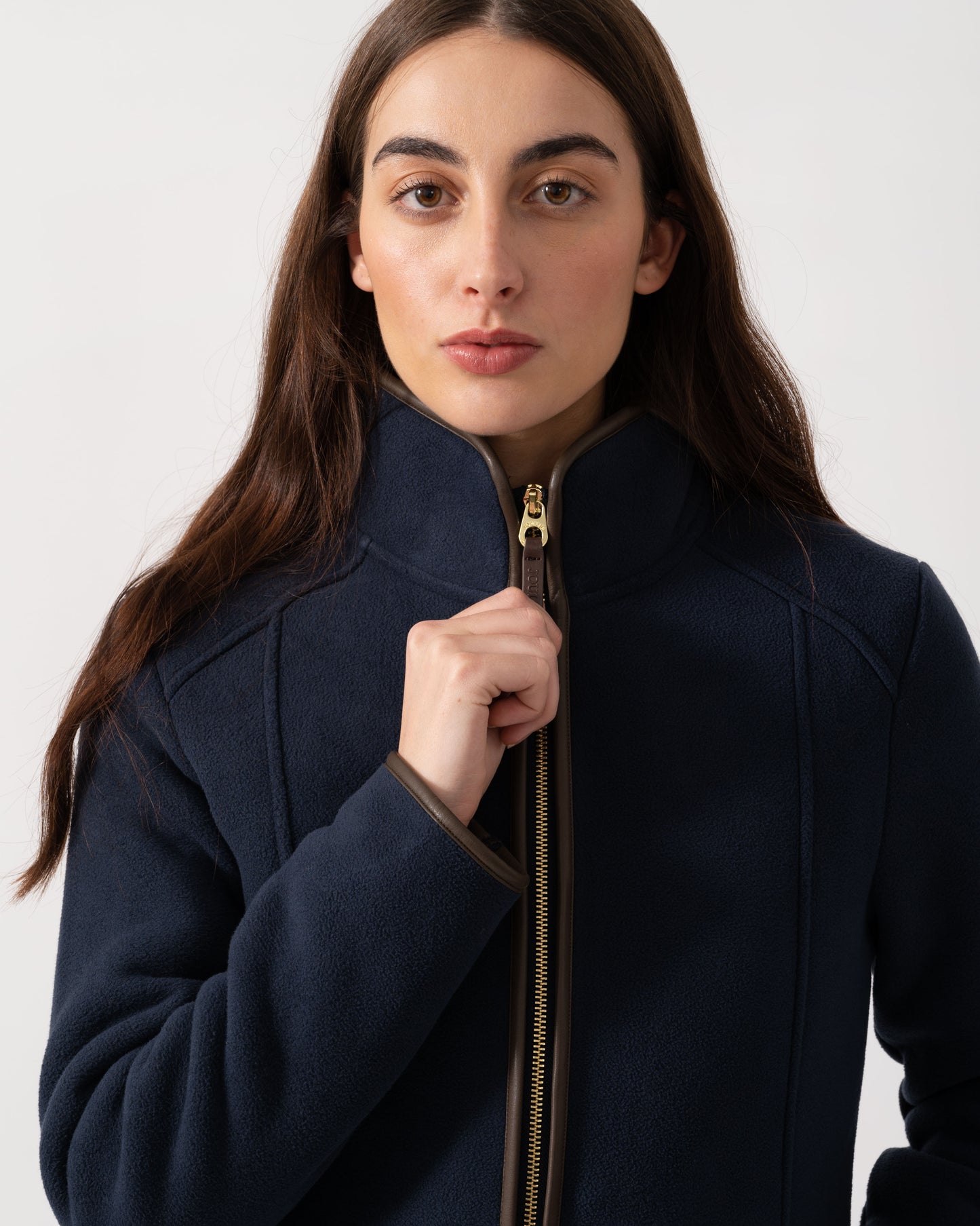 Joules Heritage Full Zip Womens Fleece - Navy