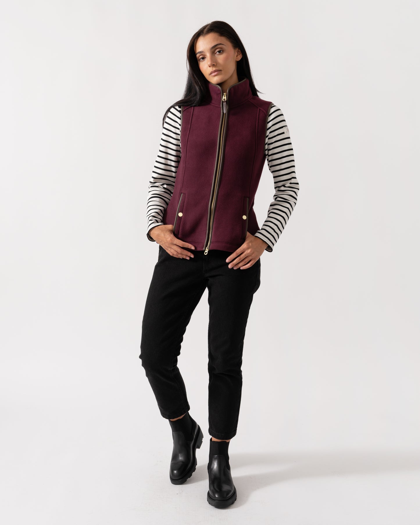 Joules Heritage Womens Gilet - Red