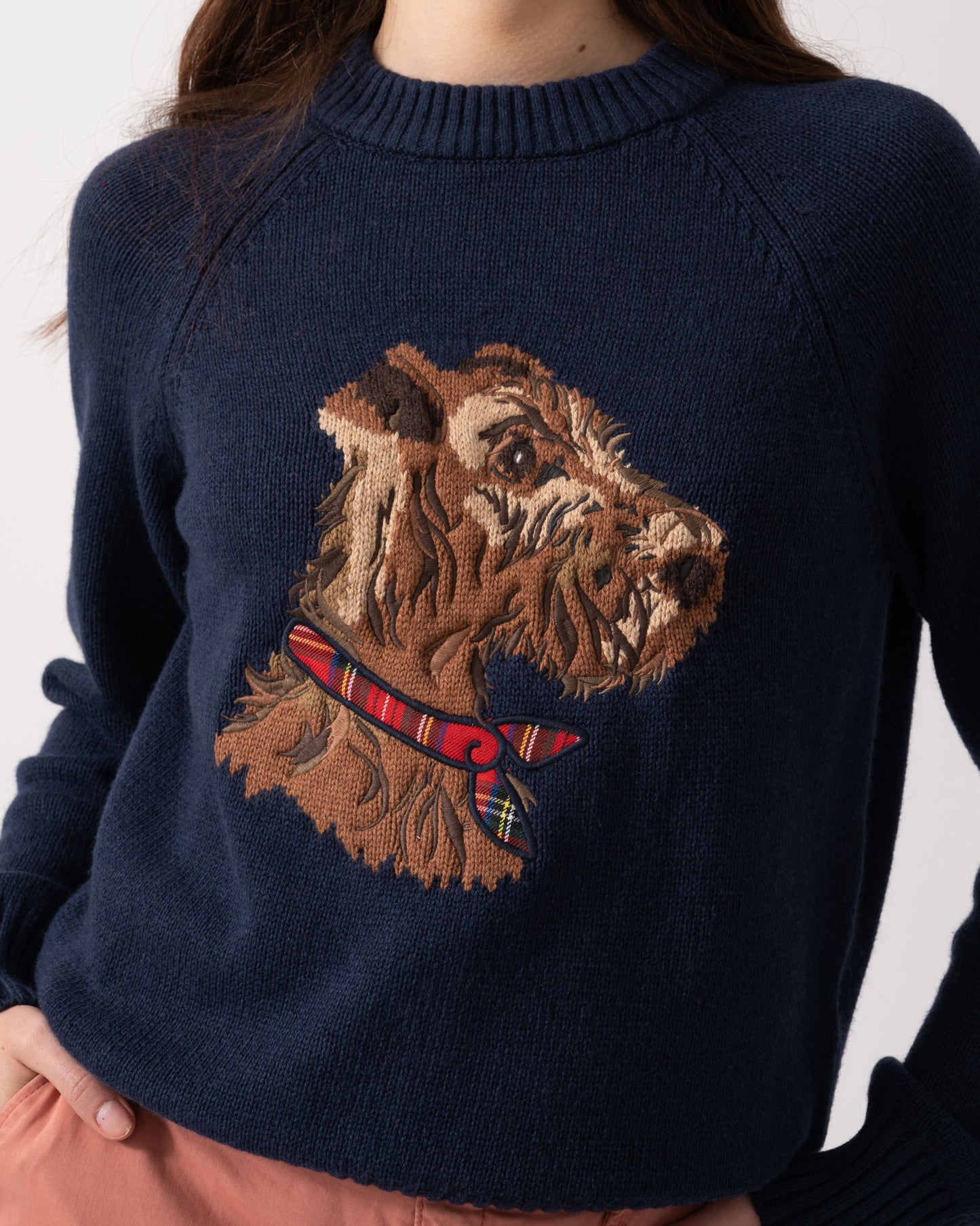 Joules Monty Dog Womens Jumper - Navy