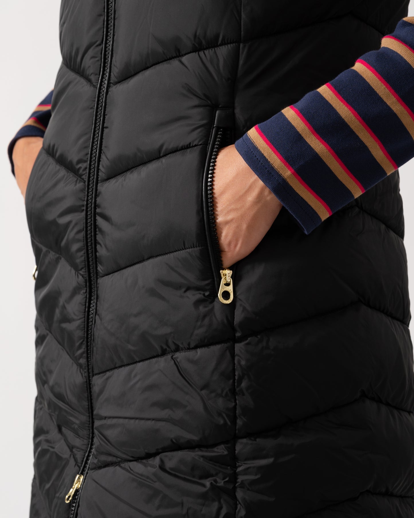 Joules Moorsdale Gilet Womens Gilets - Black