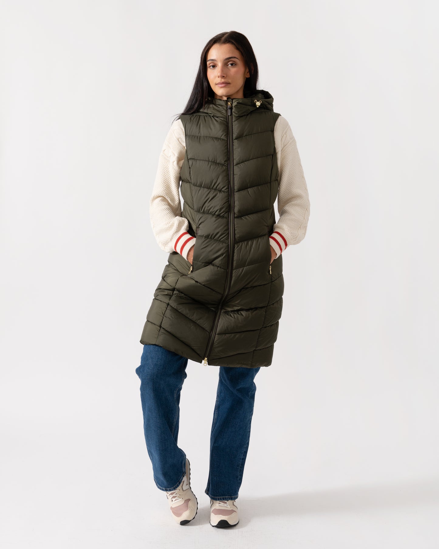 Joules Moorsdale Gilet Womens Gilets - Green
