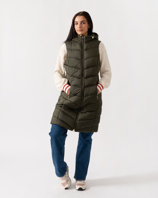 Joules Moorsdale Gilet Womens Gilets - Green