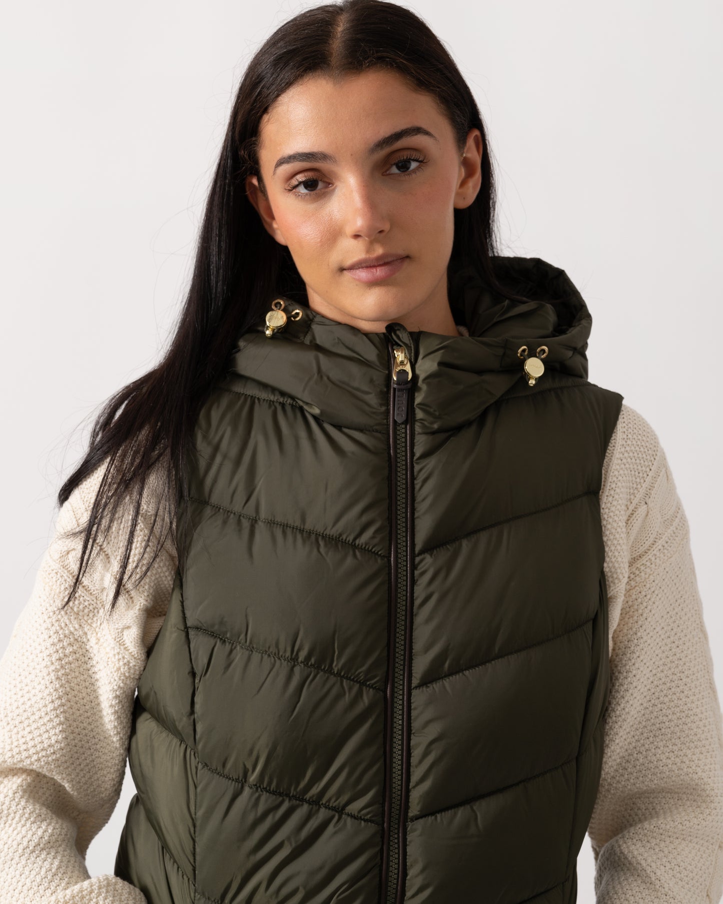 Joules Moorsdale Gilet Womens Gilets - Green