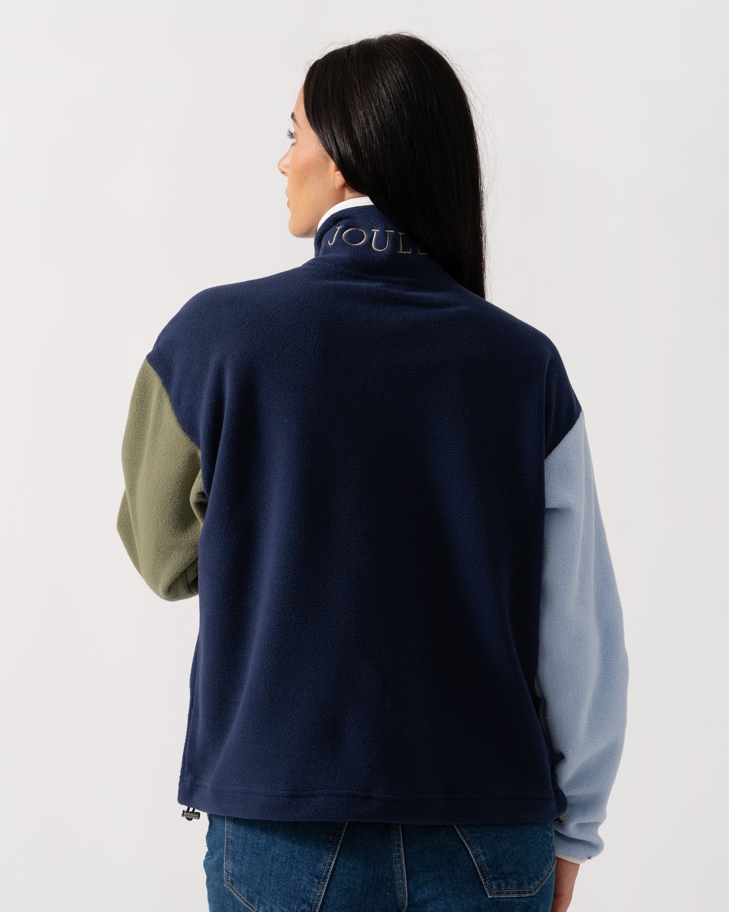 Joules Orla Womens 1/4 Zip Fleece - Navy/Khaki