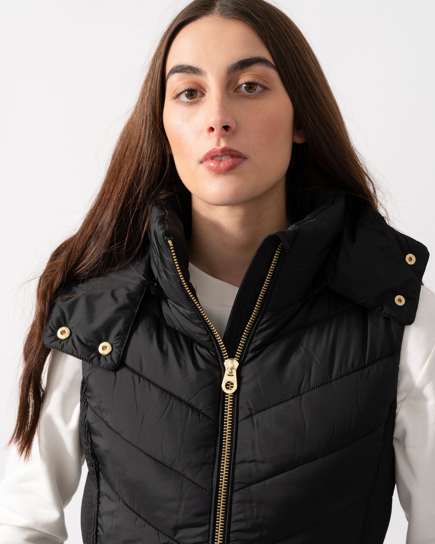 Joules Pembury Womens Long Gilet - Black