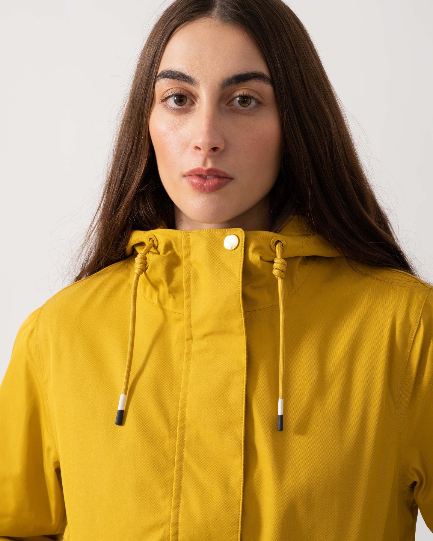 Joules Portwell Womens Raincoat - Antique Gold