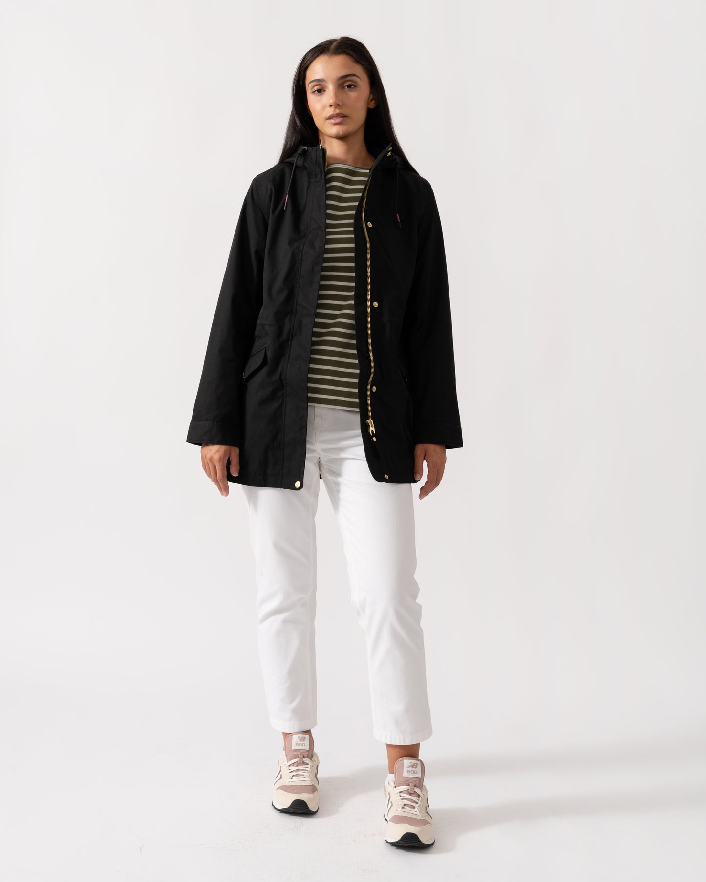 Joules Portwell Womens Raincoat - Black