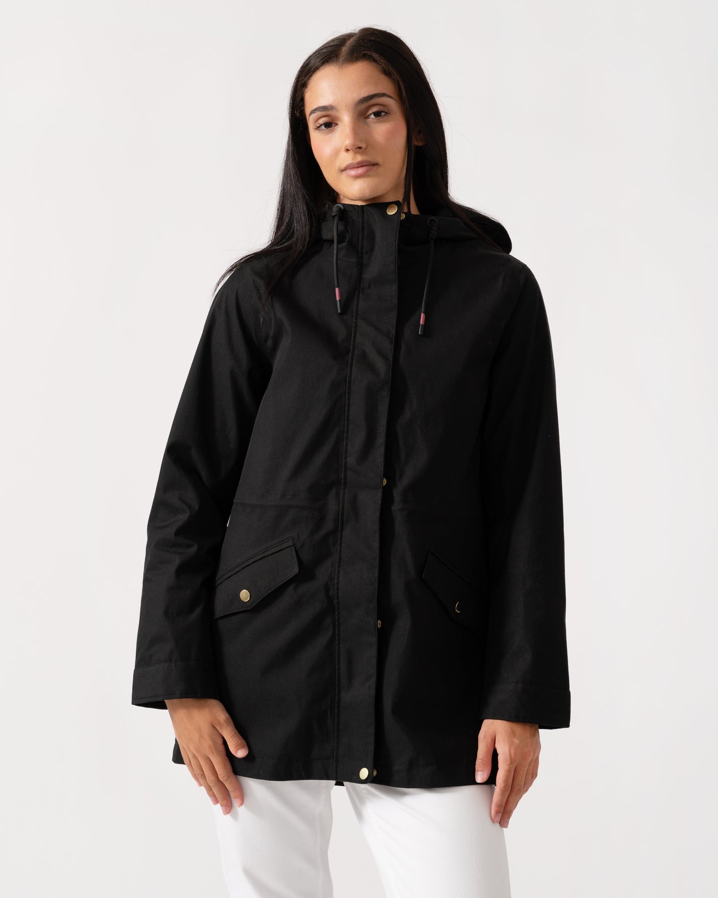 Joules Portwell Womens Raincoat - Black